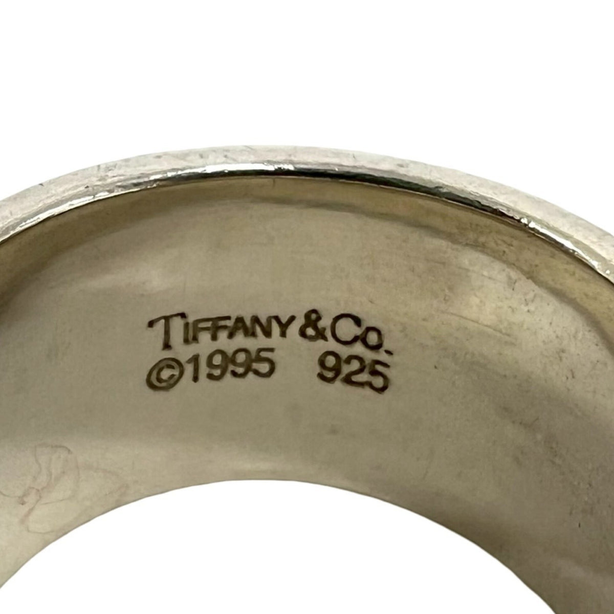Tiffany Silver Silver 925 Band Ring (Pre-Owned)