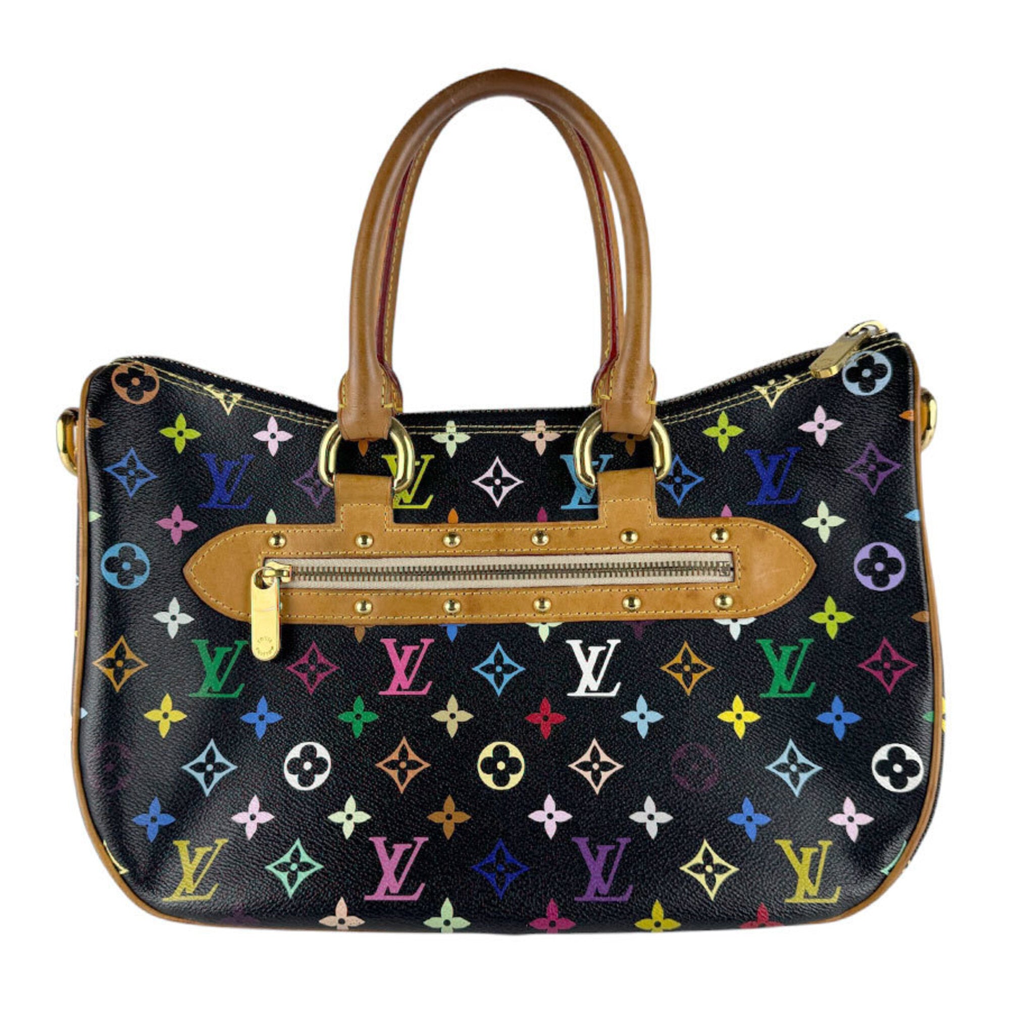 Louis Vuitton Multi-Color Noir Monogram Multicolore Handbag Shoulder Bag (Pre-Owned)