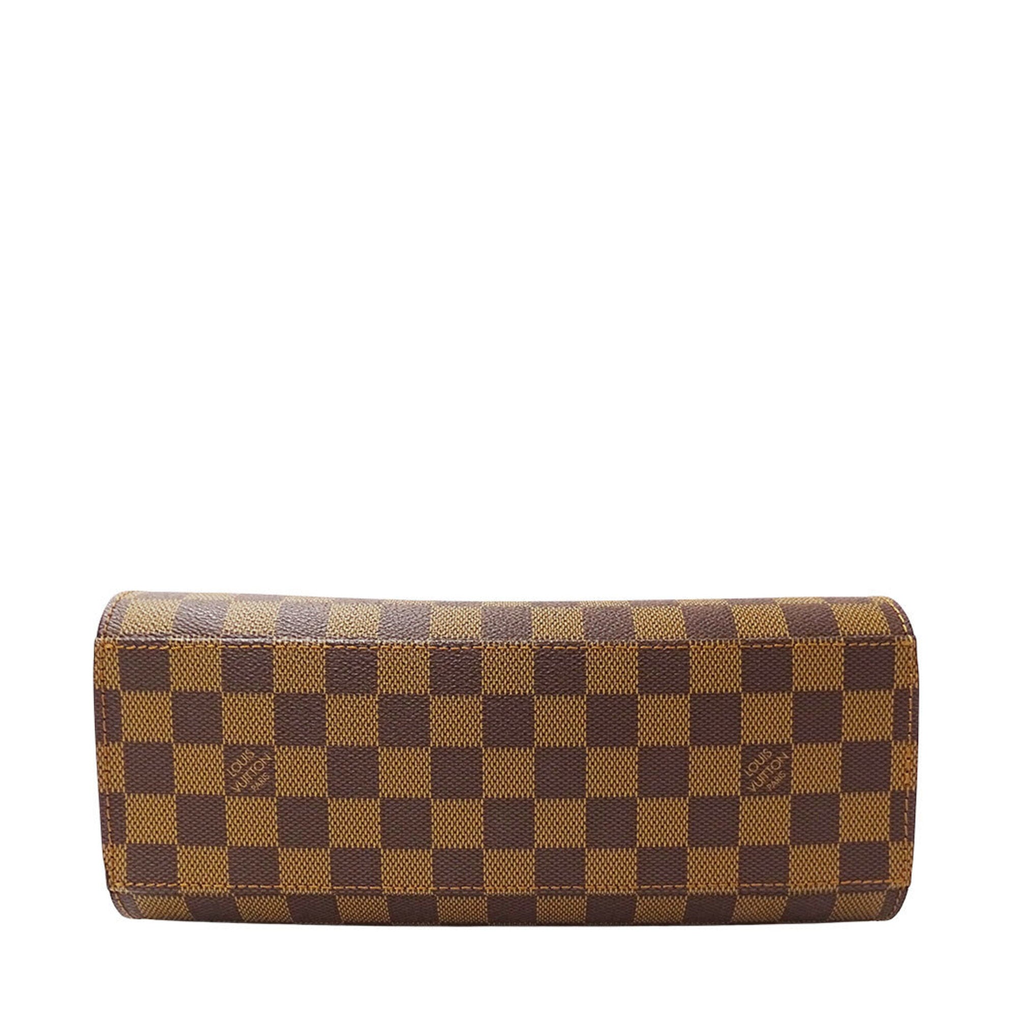 Louis Vuitton Brown Damier Canvas Handbag (Pre-Owned)