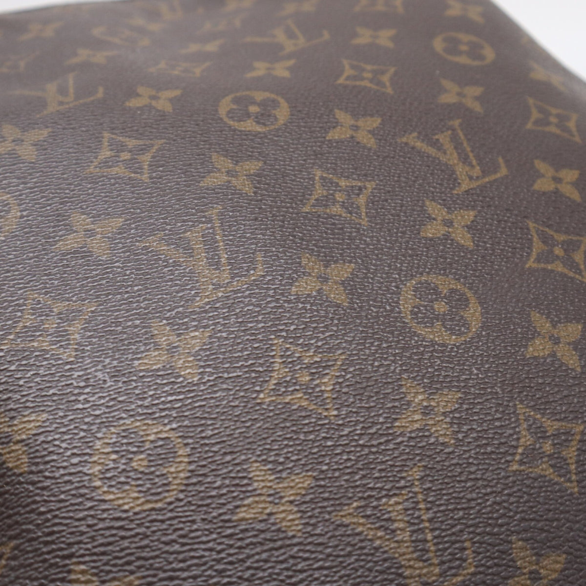 Louis Vuitton Beige Brown Galle Monogram Coated Canvas Leather Handbag (Pre-Owned)