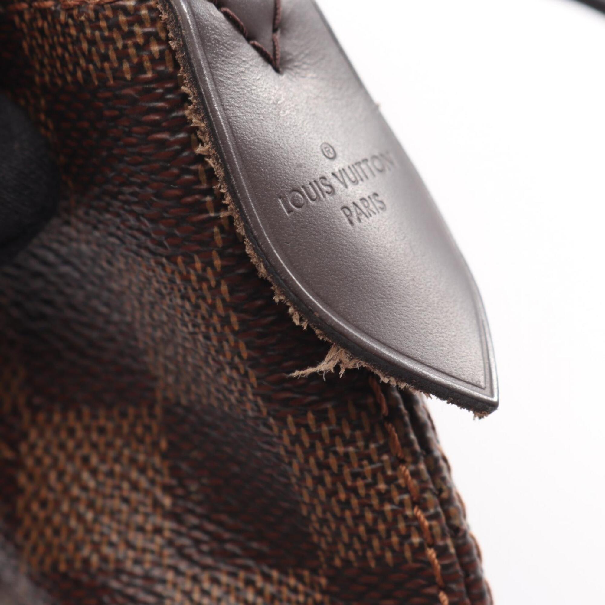 Louis Vuitton Damier Brown Ebene Coated Canvas Handbag Tote Bag (Pre-Owned)