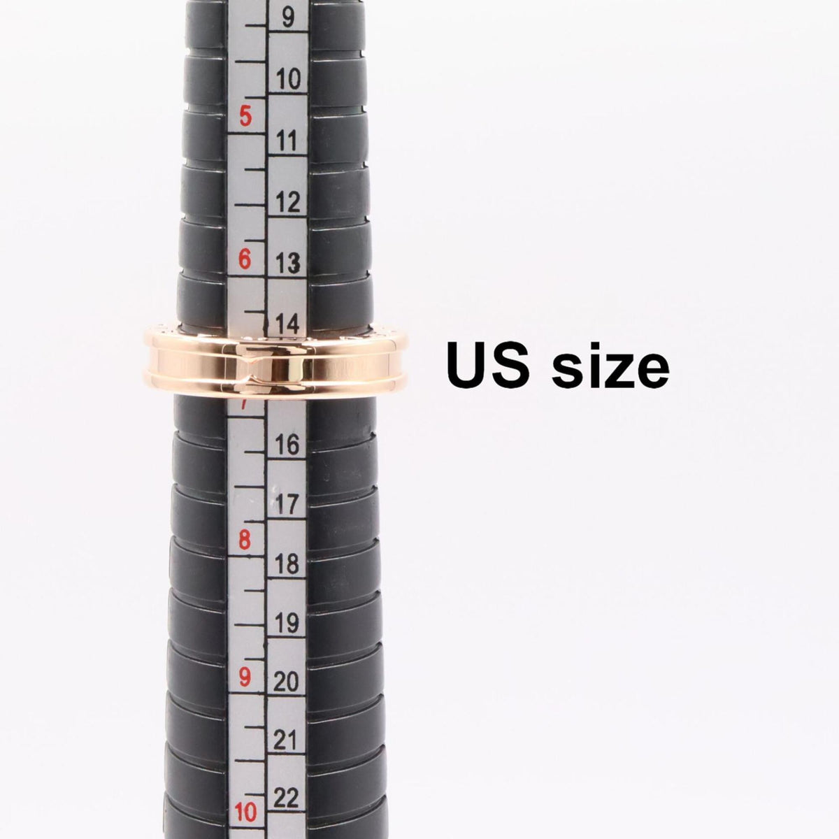 Bvlgari Gold Pink Gold (18K) Band Ring (Pre-Owned)