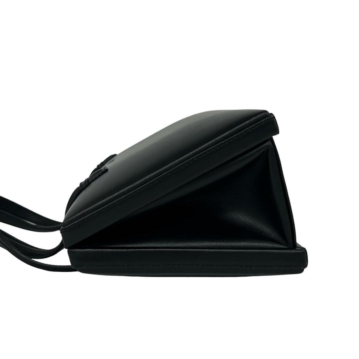 Loewe Black Leather Boston Bag Handbag (Pre-Owned)