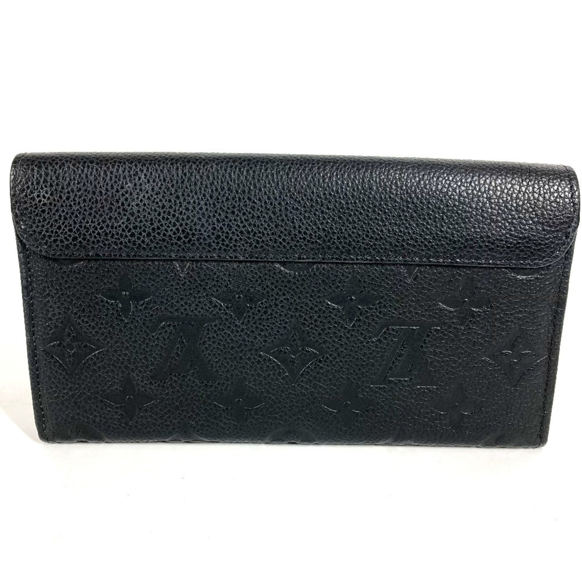 Louis Vuitton Monogram Empreinte Black Noir Monogram Empreinte Long Wallet (Bi-Fold) (Pre-Owned)