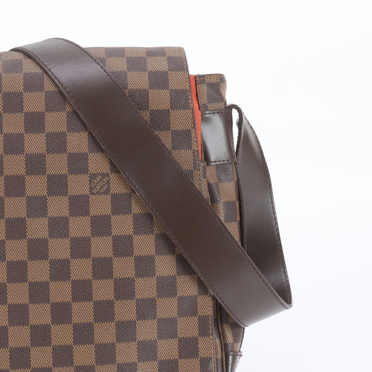 Louis Vuitton Ebene Leather Coated Canvas Messenger Bag Shoulder Bag (Pre-Owned)