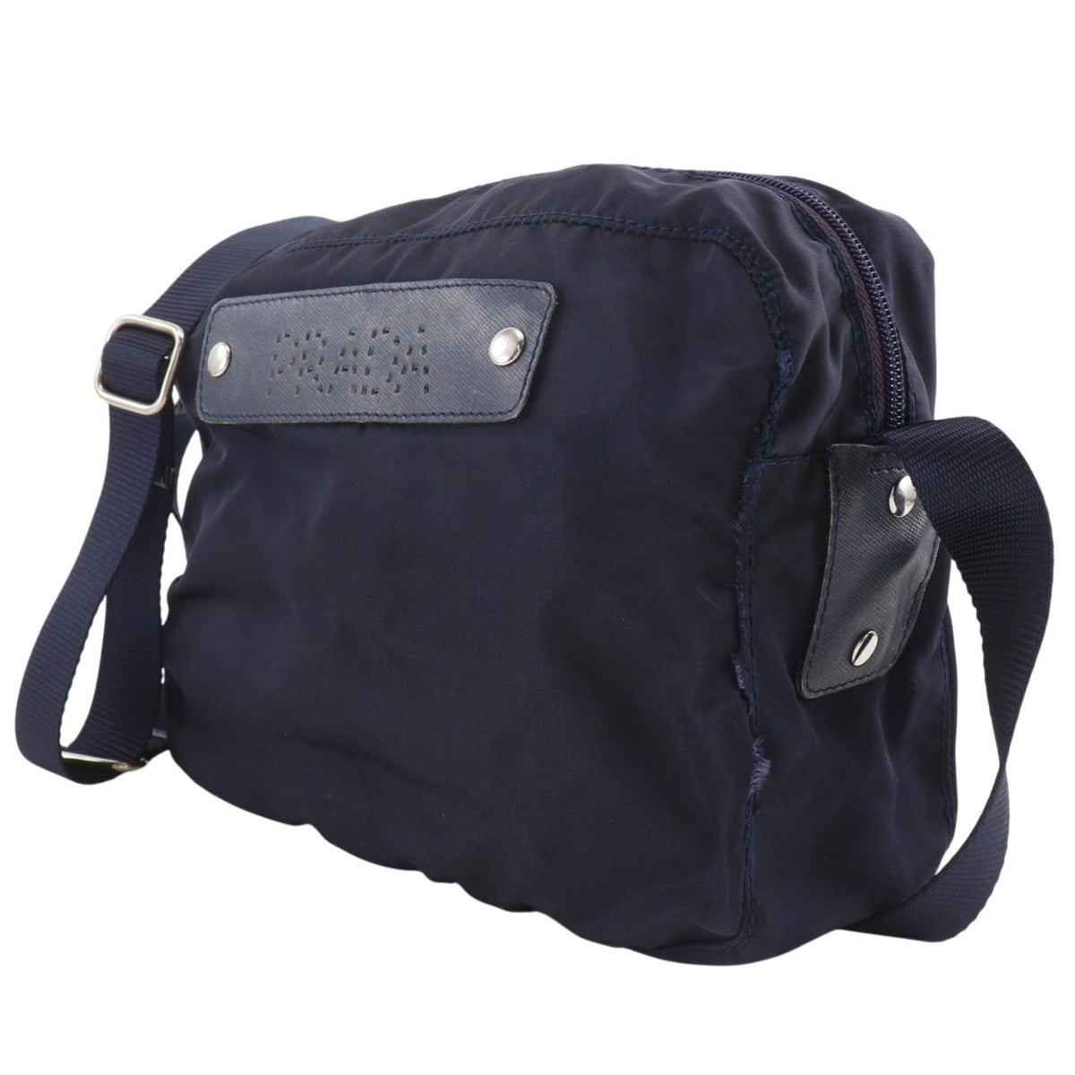Prada Navy Nylon Shoulder Bag (Pre-Owned)