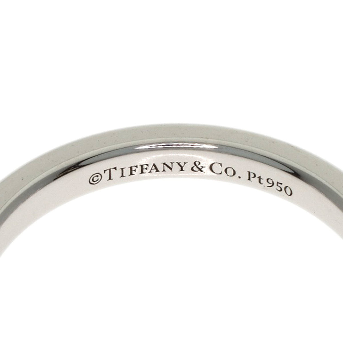 Tiffany Platinum 950 Band Ring (Pre-Owned)