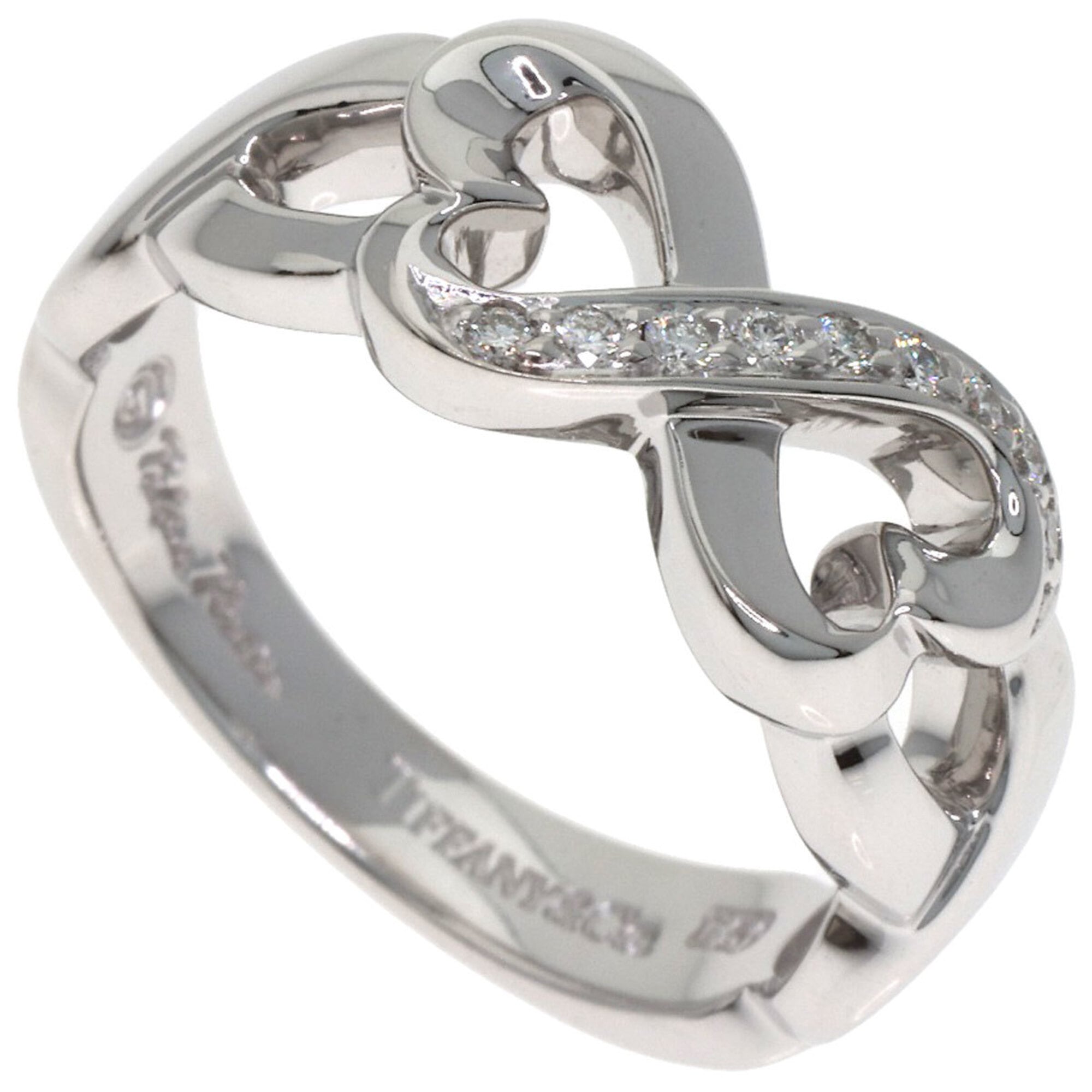Tiffany White Gold (18K) Band Ring (Pre-Owned)