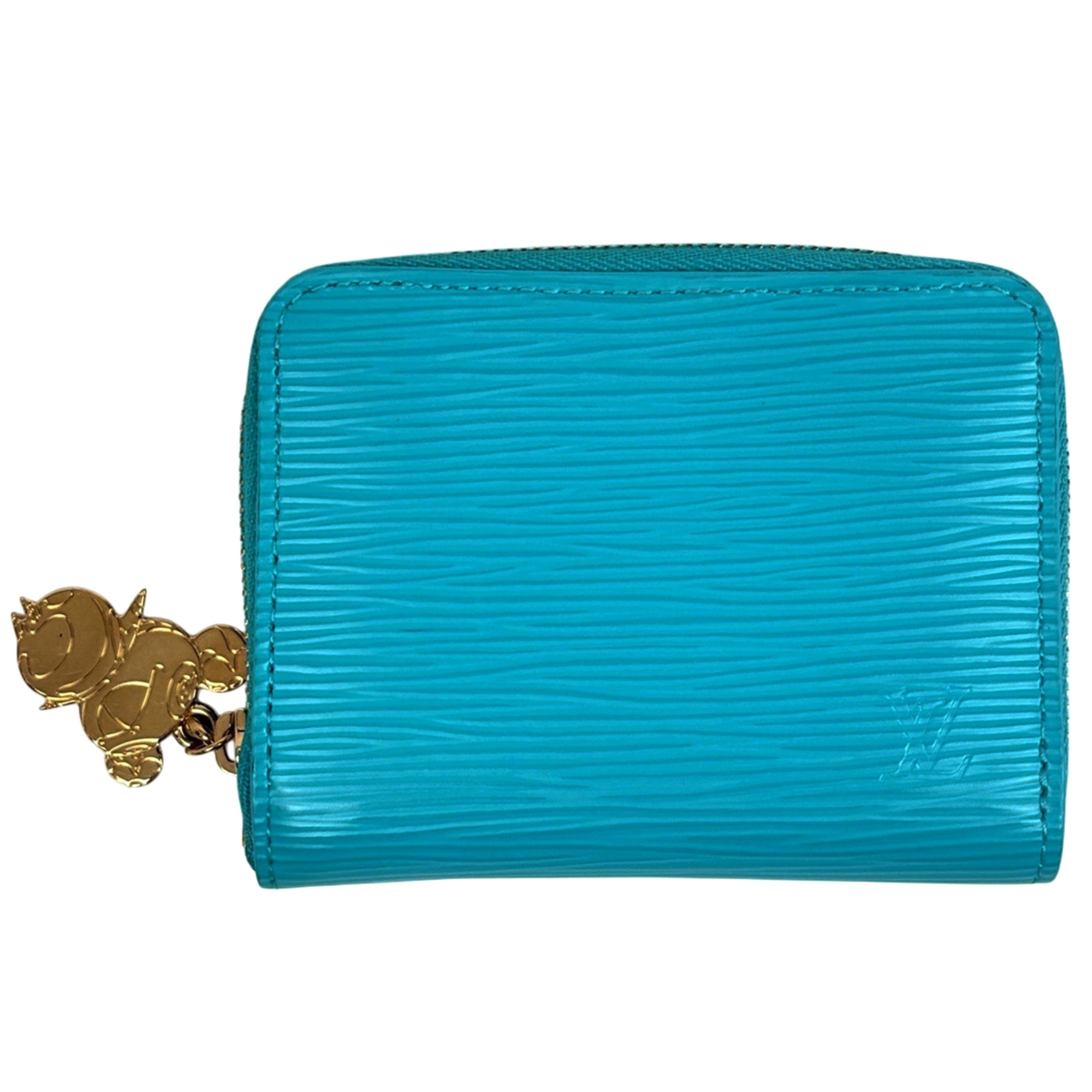 Louis Vuitton Epi Blue Epi Leather Coin Purse/Coin Case (Pre-Owned)