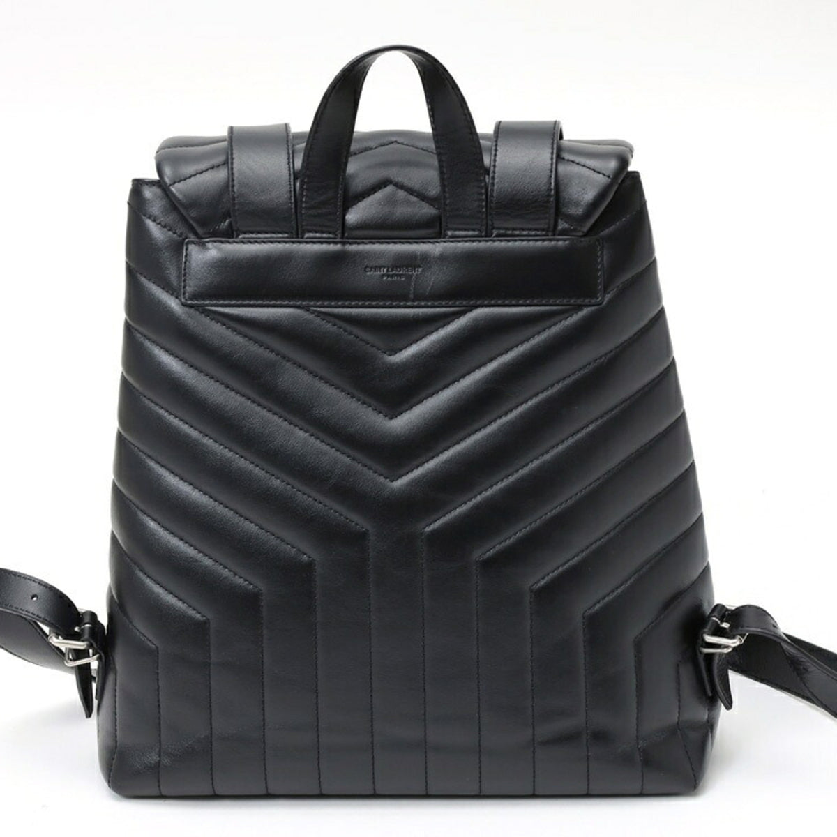Saint Laurent Black Leather Backpack (Pre-Owned)