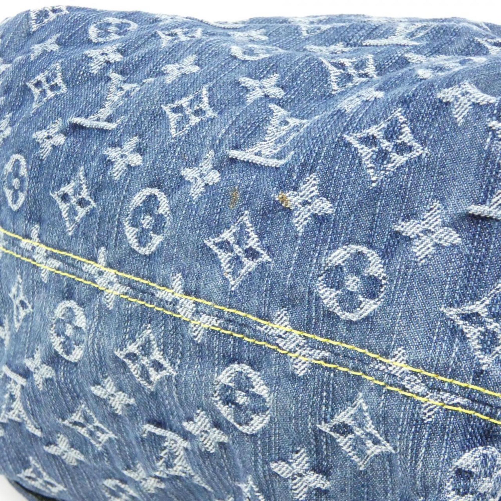 Louis Vuitton Monogram Denim Blue Monogram Denim Backpack (Pre-Owned)