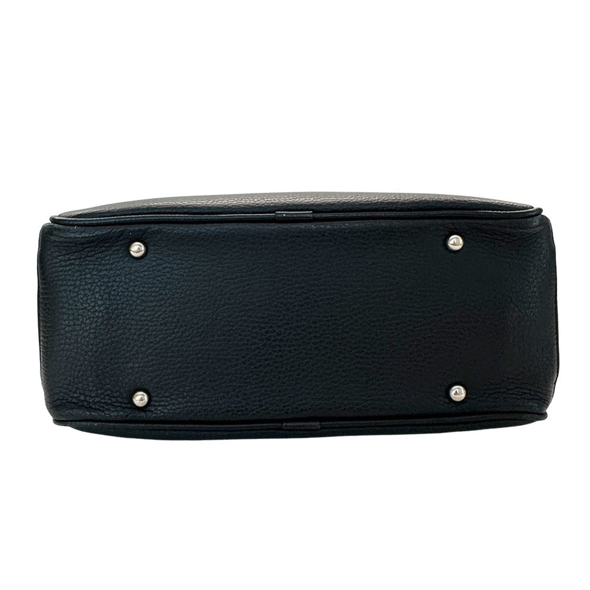 Burberry Black Leather Handbag (Pre-Owned)
