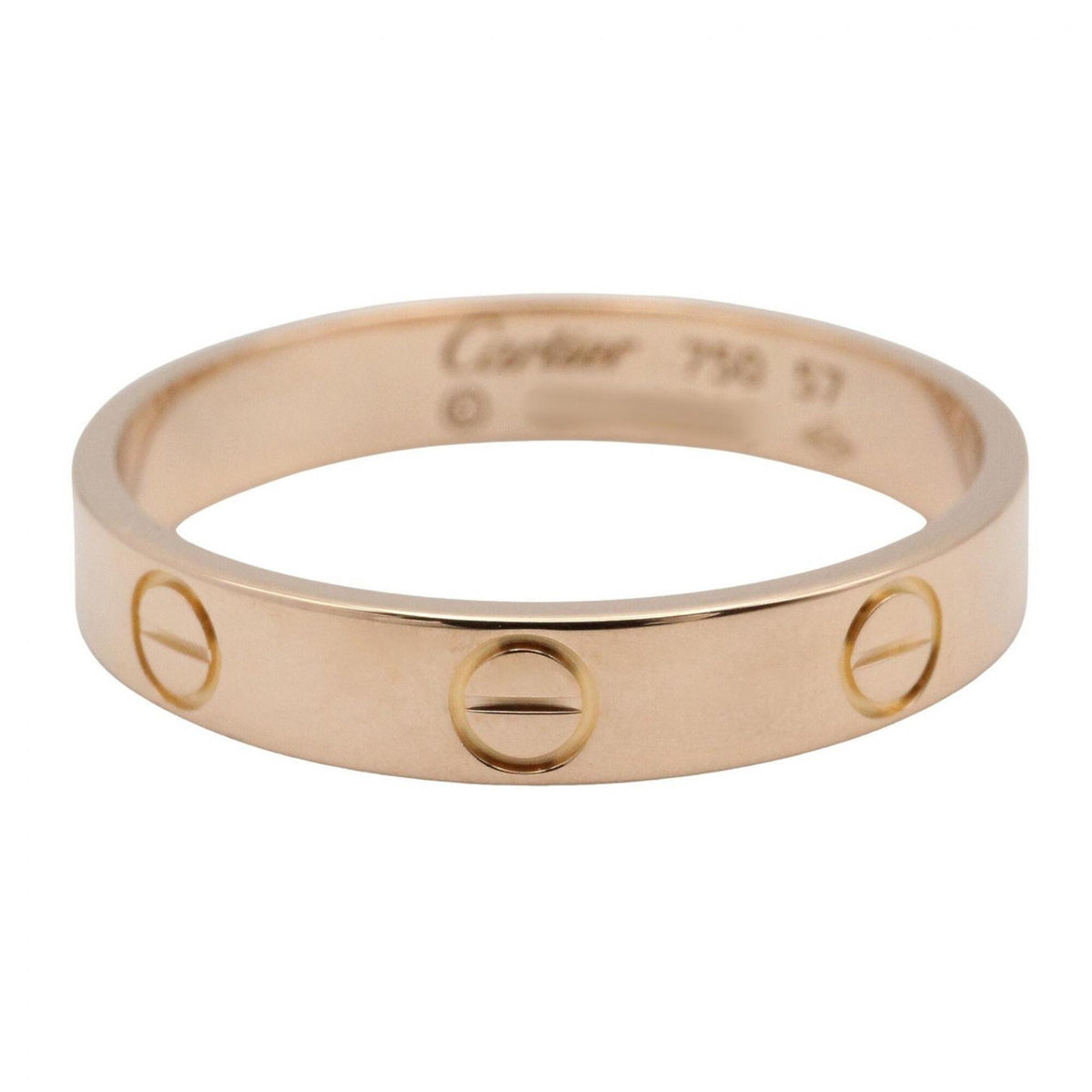 Cartier Gold Pink Gold (18K) Band Ring (Pre-Owned)