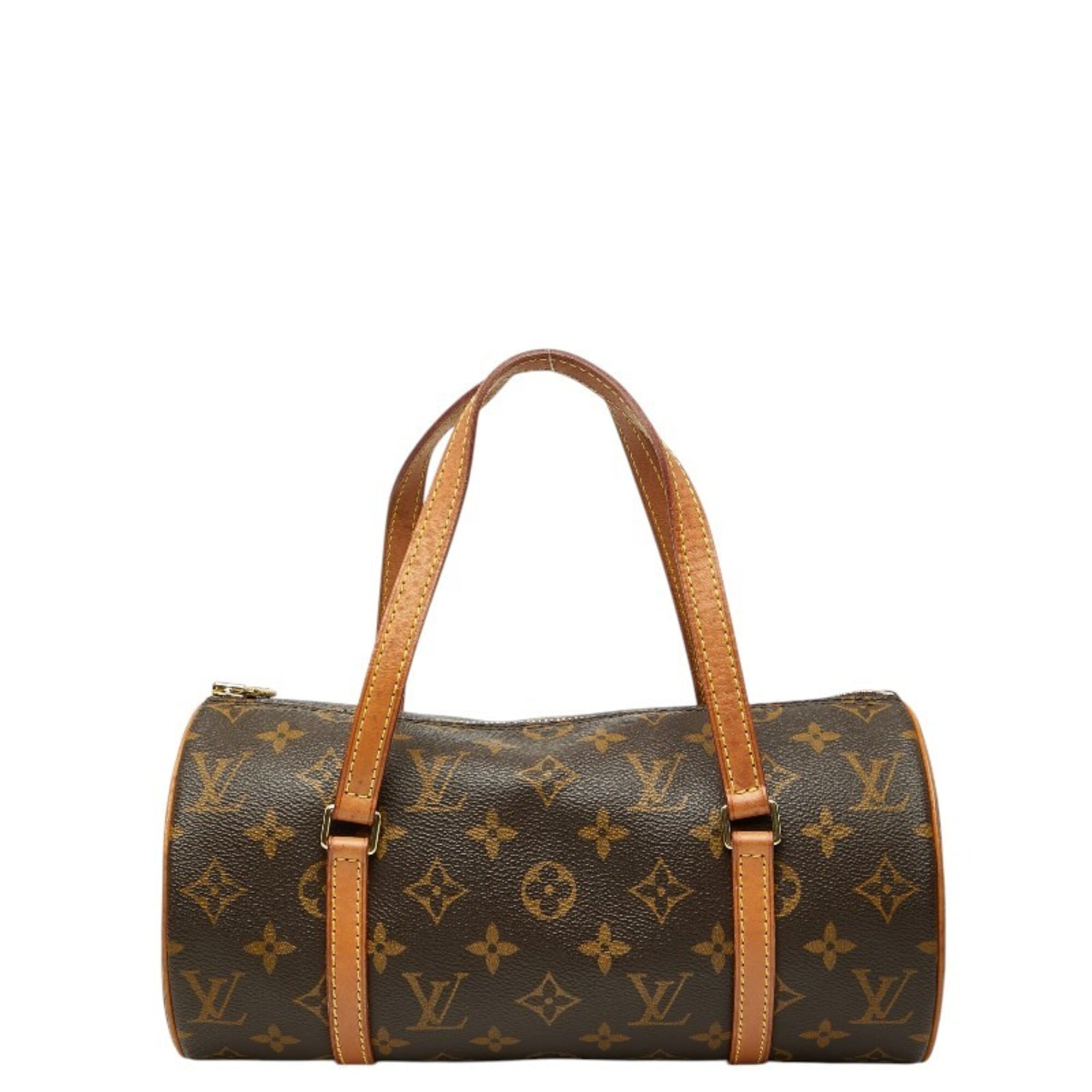 Louis Vuitton Monogram Brown Pvc Leather Handbag (Pre-Owned)