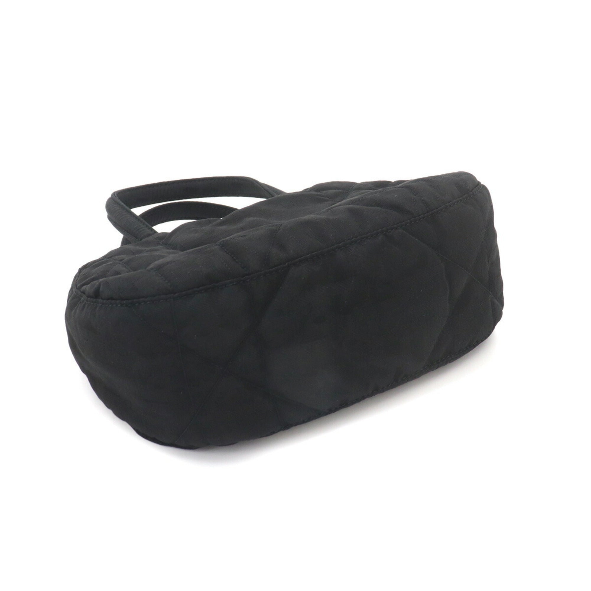 Christian Dior Trotter Black Nylon Leather Handbag (Pre-Owned)
