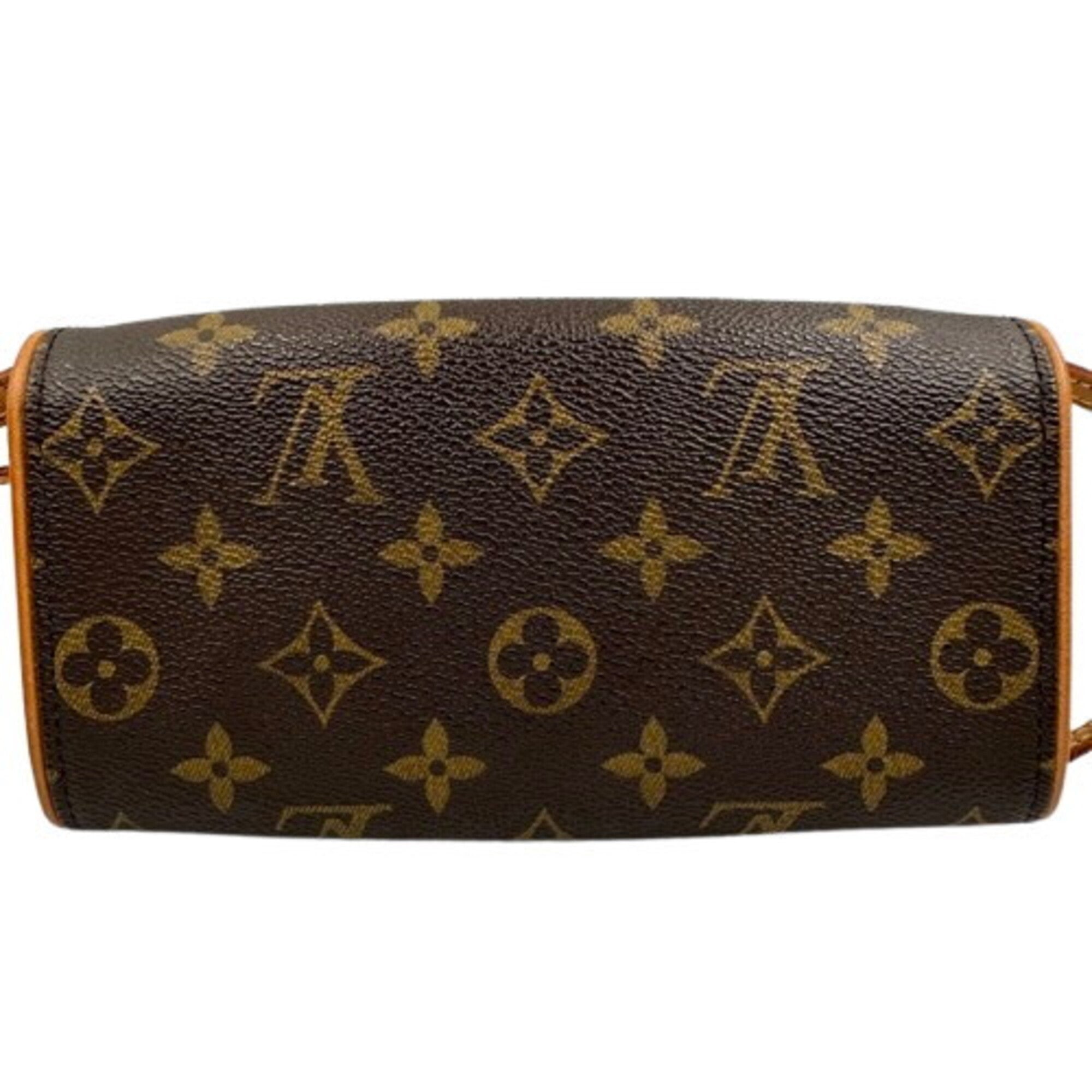 Louis Vuitton Monogram Brown Pvc Pochette Shoulder Bag (Pre-Owned)