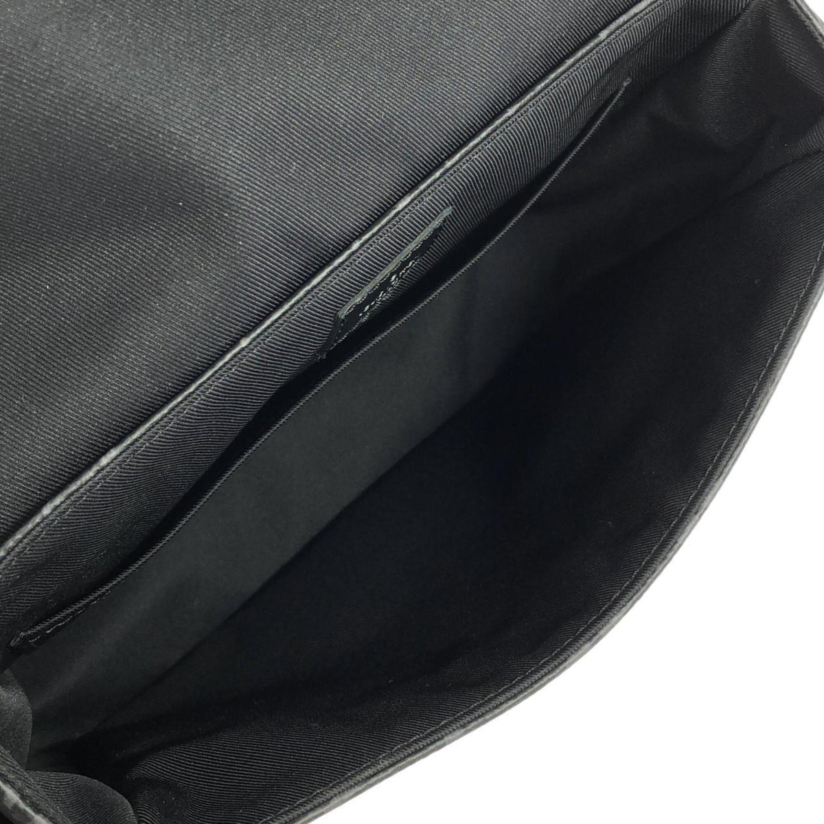 Louis Vuitton Black Coated Canvas Shoulder Bag (Pre-Owned)