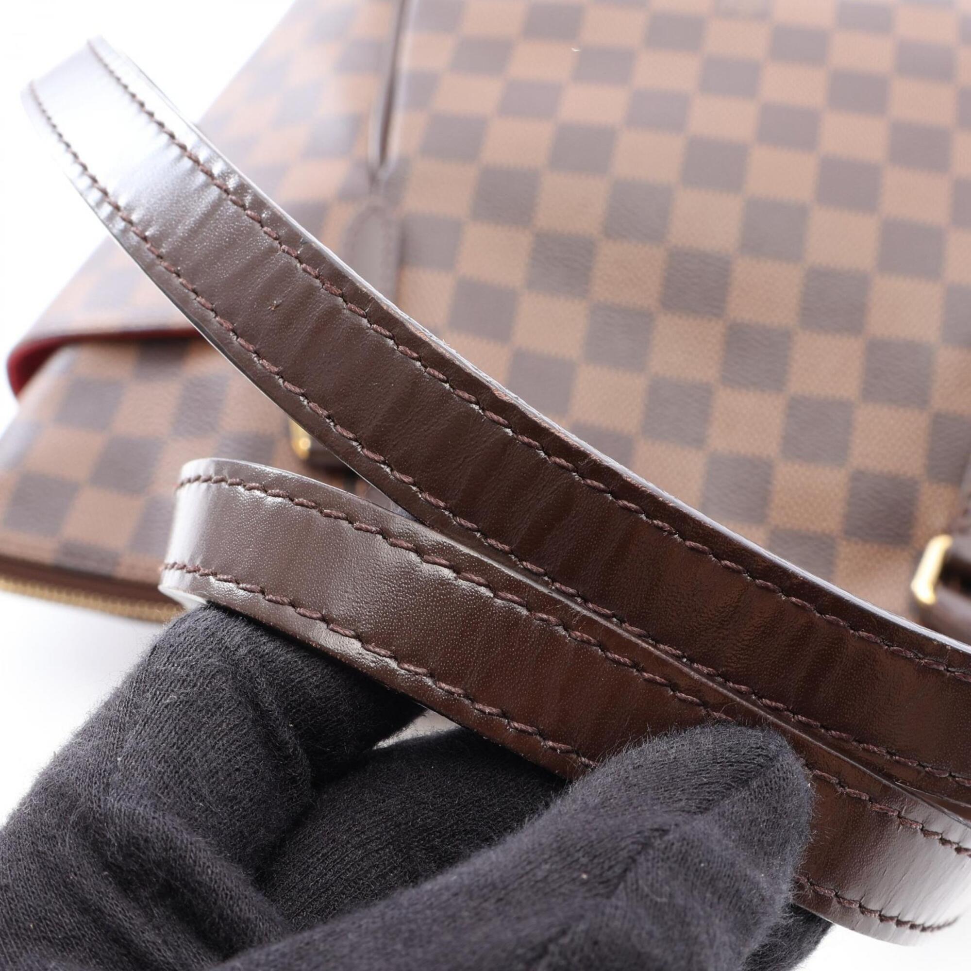 Louis Vuitton Brown Ebene Coated Canvas Pvc Damier Canvas Leather Handbag Tote Bag (Pre-Owned)