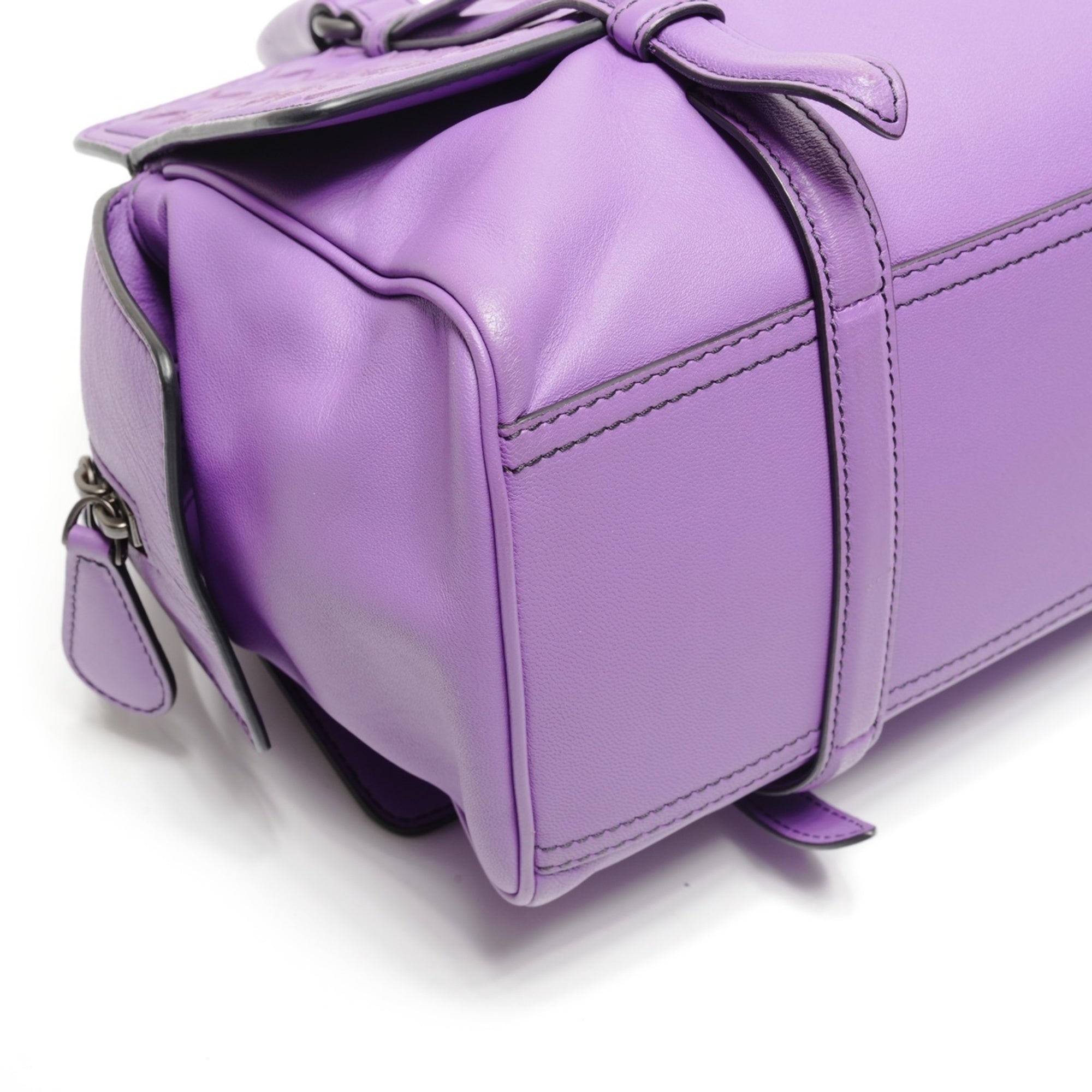 Bottega Veneta Intrecciato Purple Handbag (Pre-Owned)