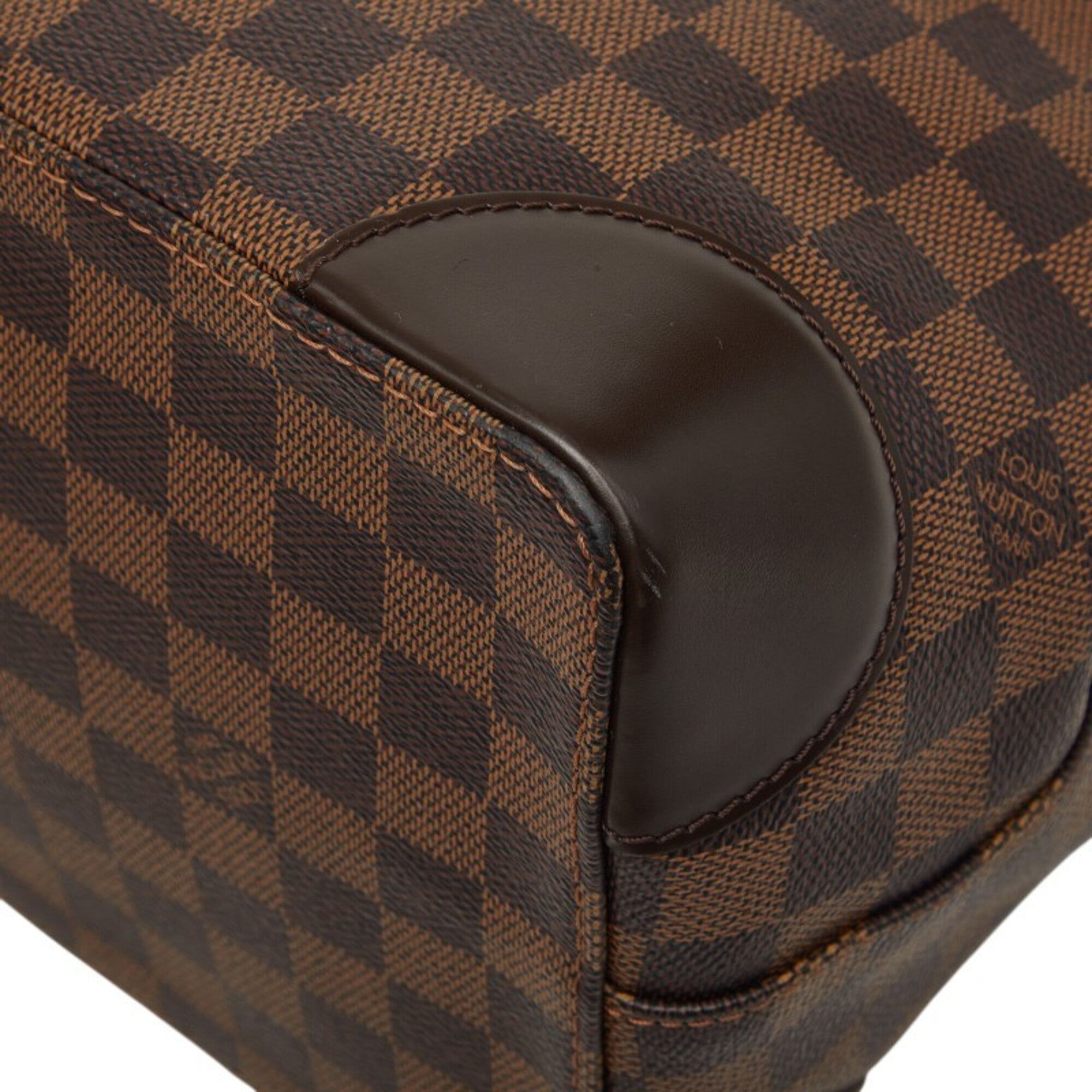 Louis Vuitton Brown Pvc Leather Handbag Tote Bag (Pre-Owned)
