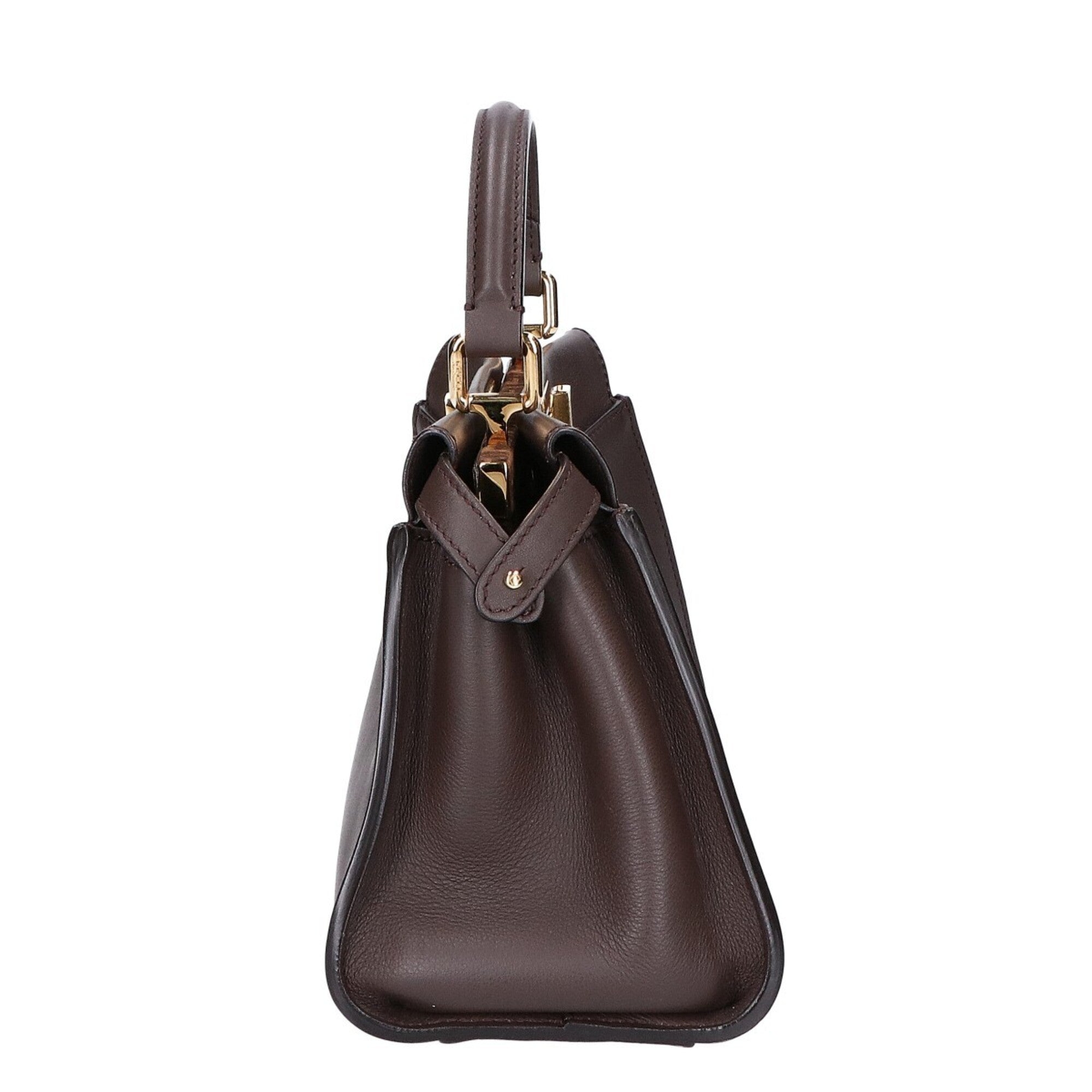 Fendi Brown Leather Shoulder Bag (Pre-Owned)