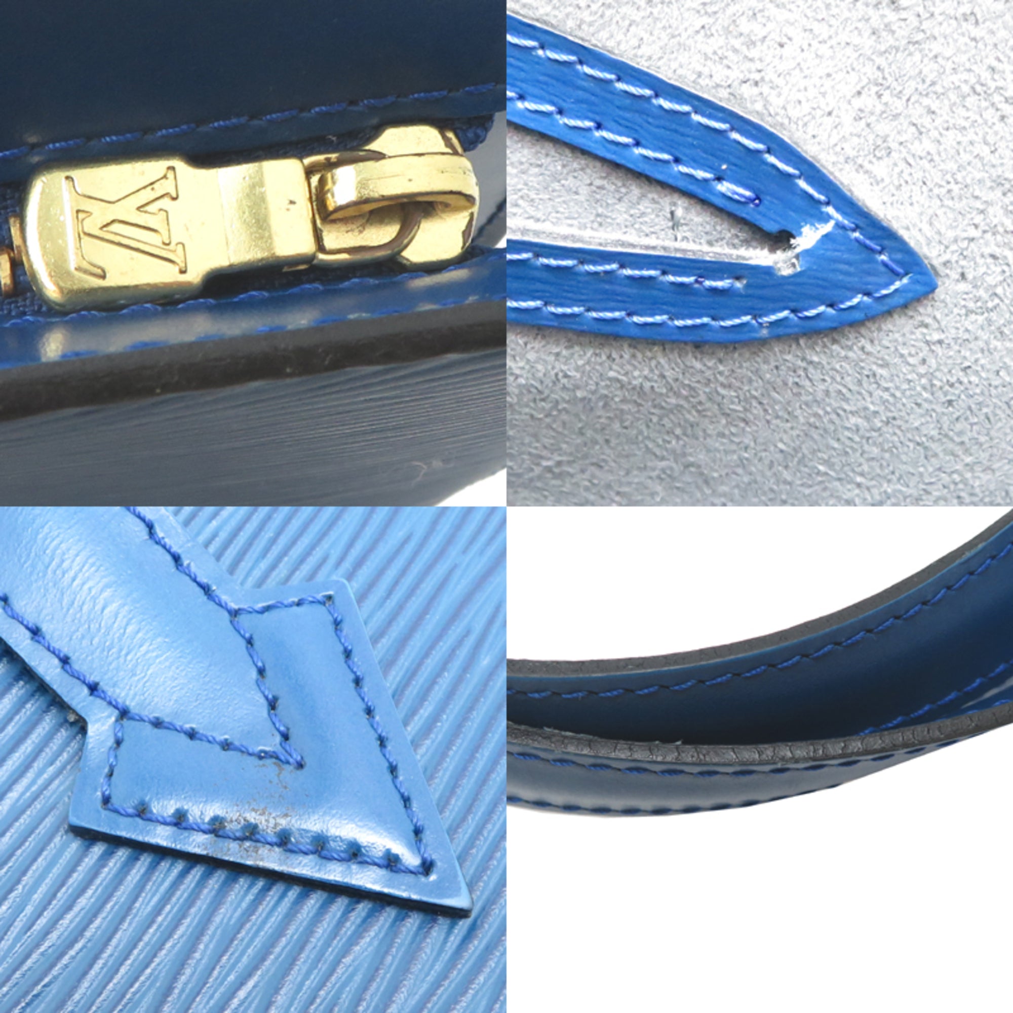 Louis Vuitton Blue Epi Leather Tote Bag (Pre-Owned)