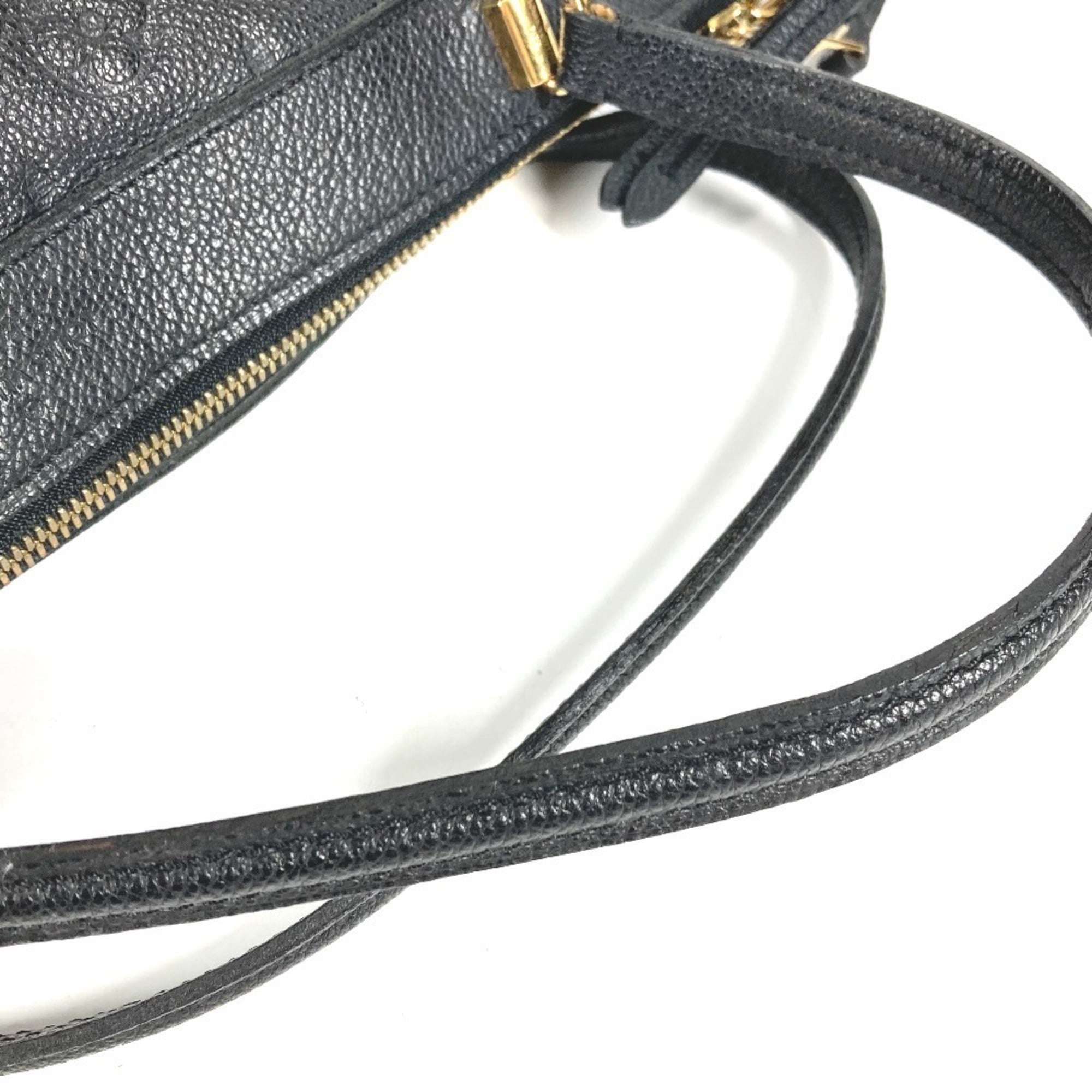 Louis Vuitton Black Noir Monogram Empreinte Handbag Shoulder Bag Tote Bag (Pre-Owned)