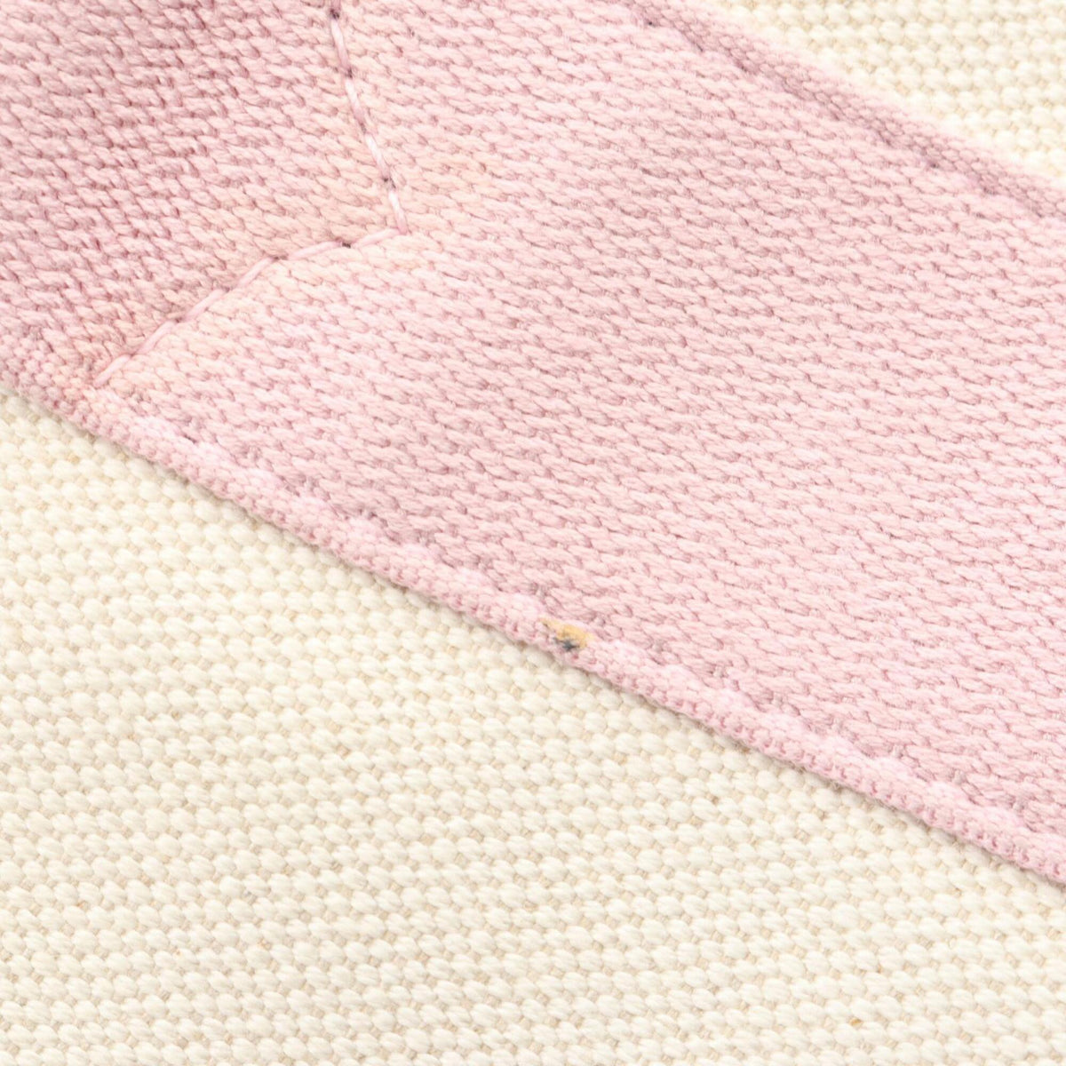Balenciaga Ivory Pink Canvas Leather Handbag Pouch (Pre-Owned)