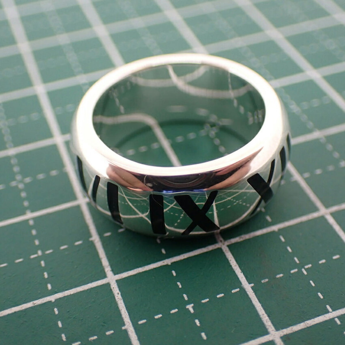 Tiffany Sterling Silver 925 Band Ring (Pre-Owned)