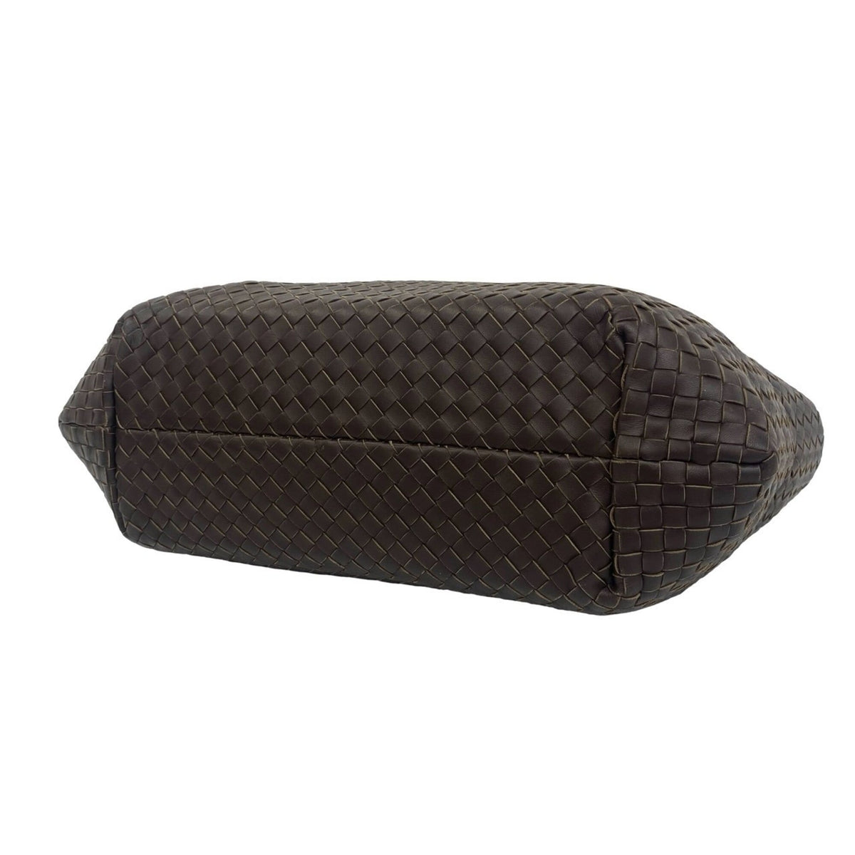 Bottega Veneta Brown Leather Handbag Tote Bag (Pre-Owned)