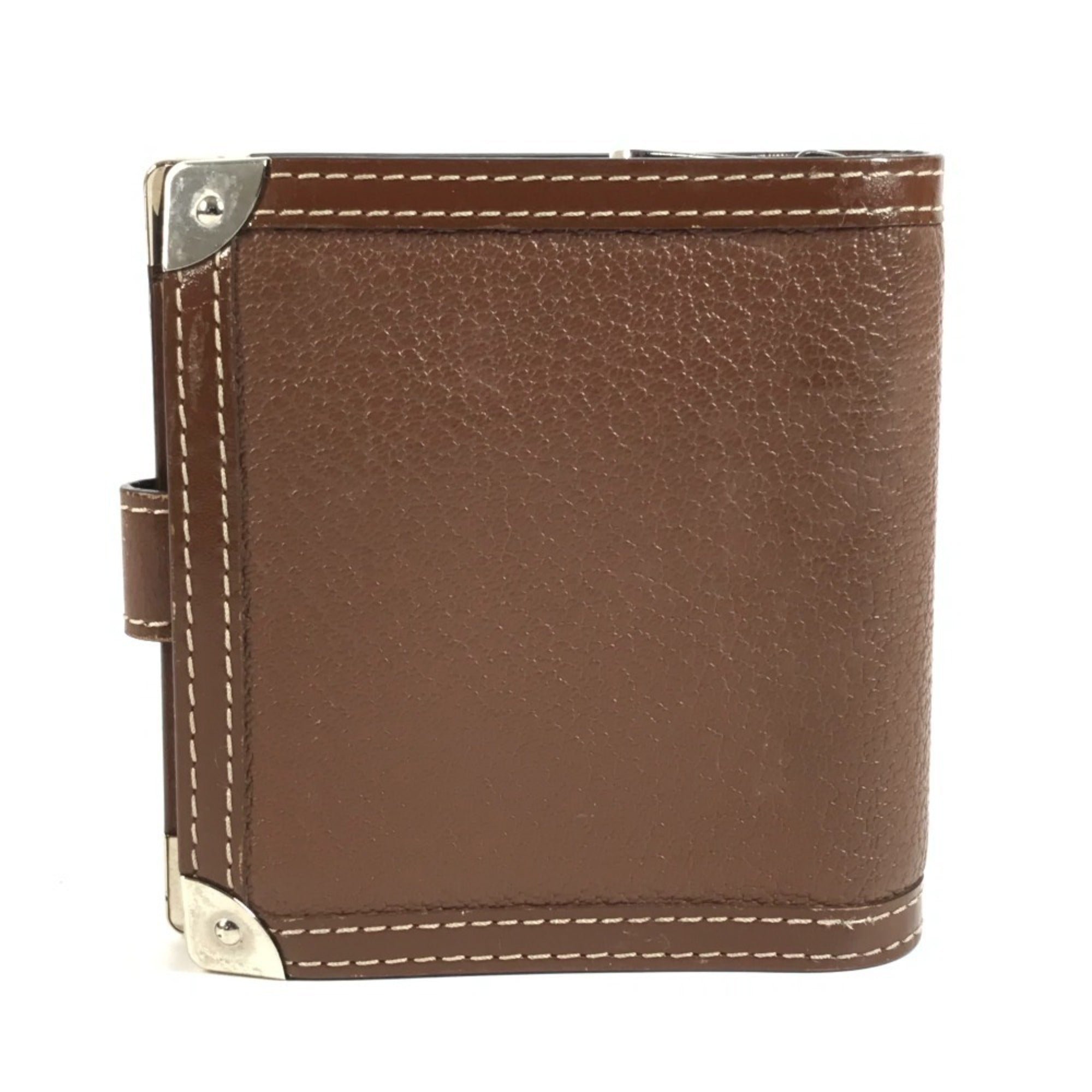Louis Vuitton Suhali Brown Suhali Leather Wallet (Bi-Fold) (Pre-Owned)