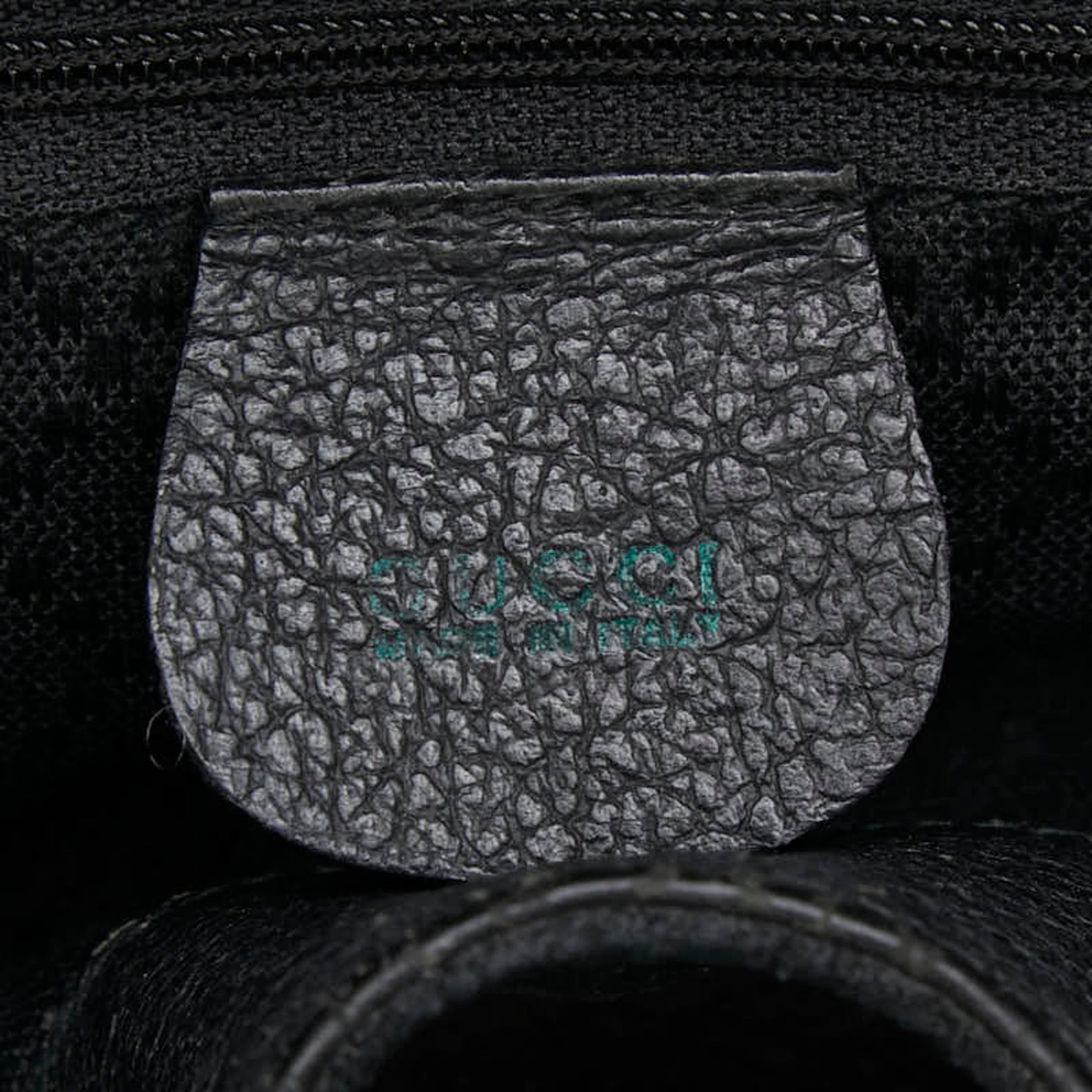 Gucci Black Suede Leather Backpack (Pre-Owned)