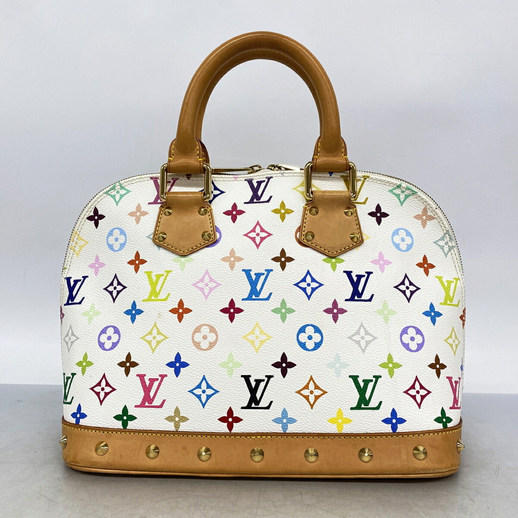 Louis Vuitton Blanc Handbag (Pre-Owned)