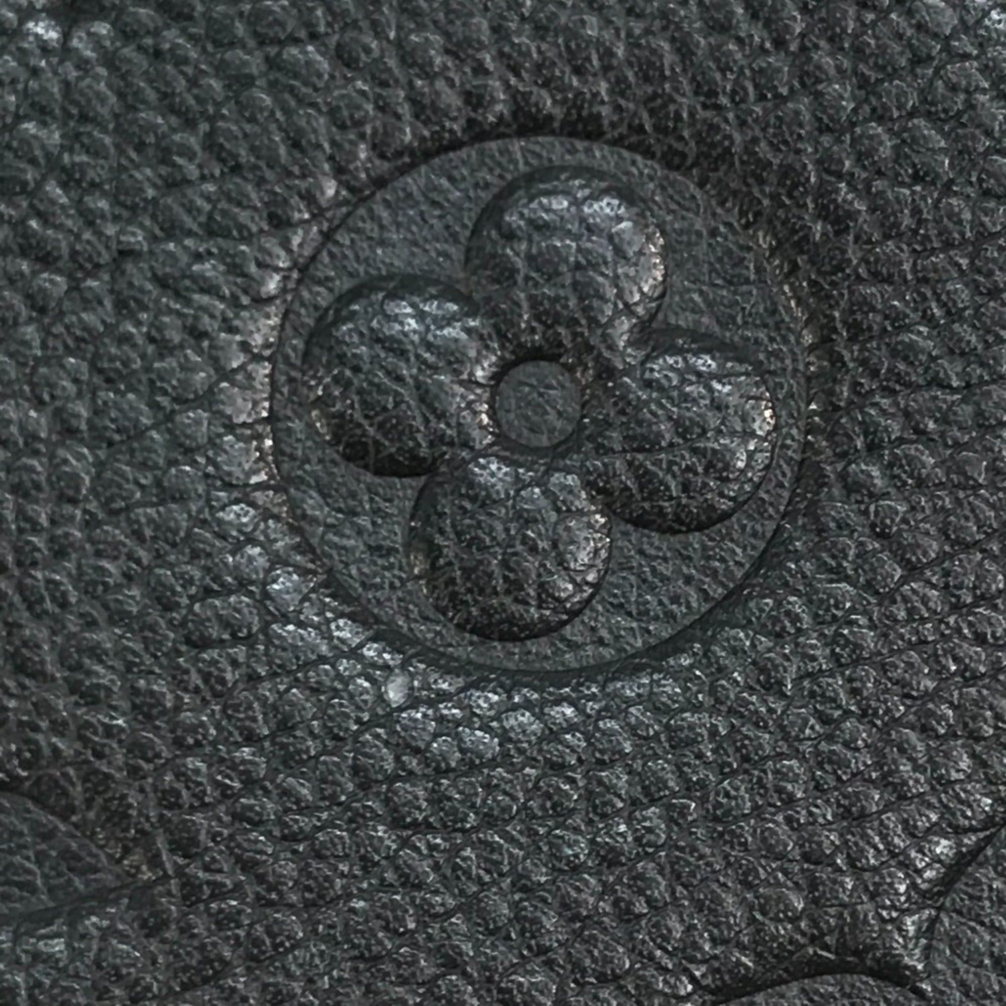 Louis Vuitton Infini Navy Monogram Empreinte Long Wallet (Bi-Fold) (Pre-Owned)