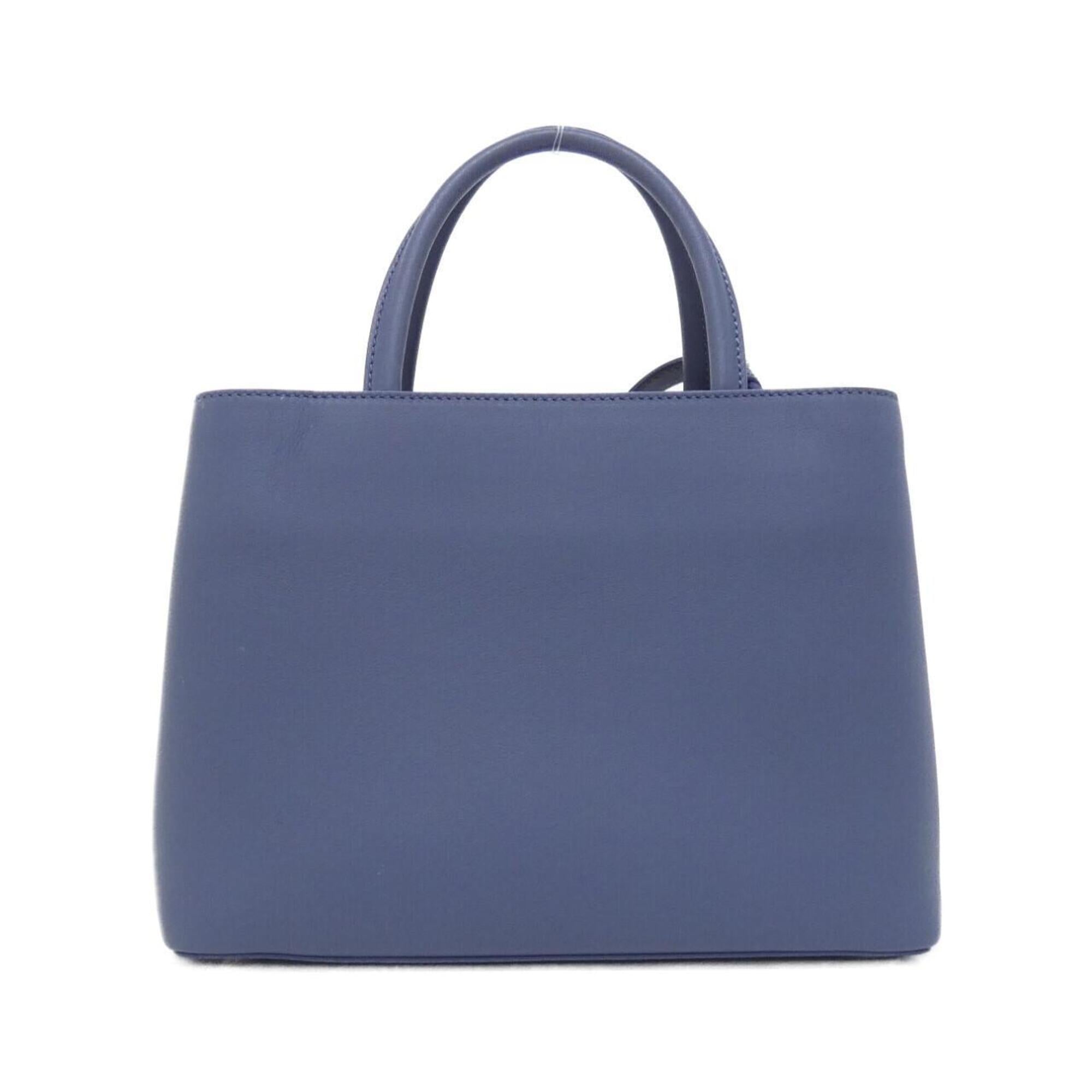 Fendi Blue Leather Handbag (Pre-Owned)