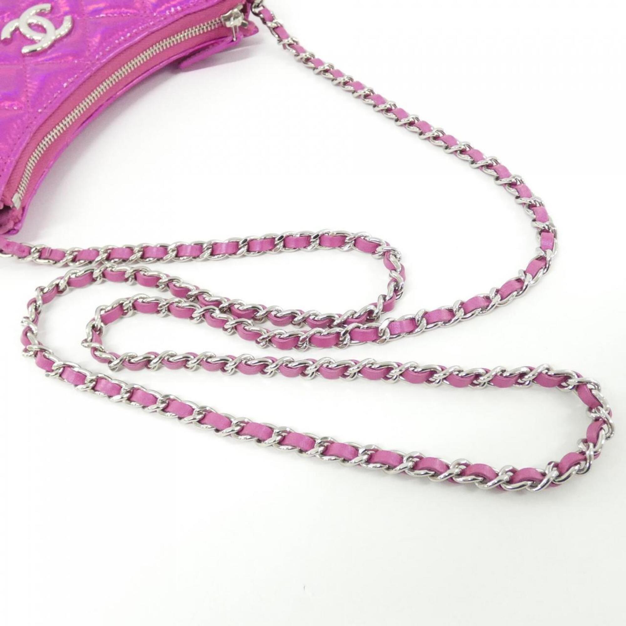 Chanel Pink Leather Shoulder Bag (Pre-Owned)