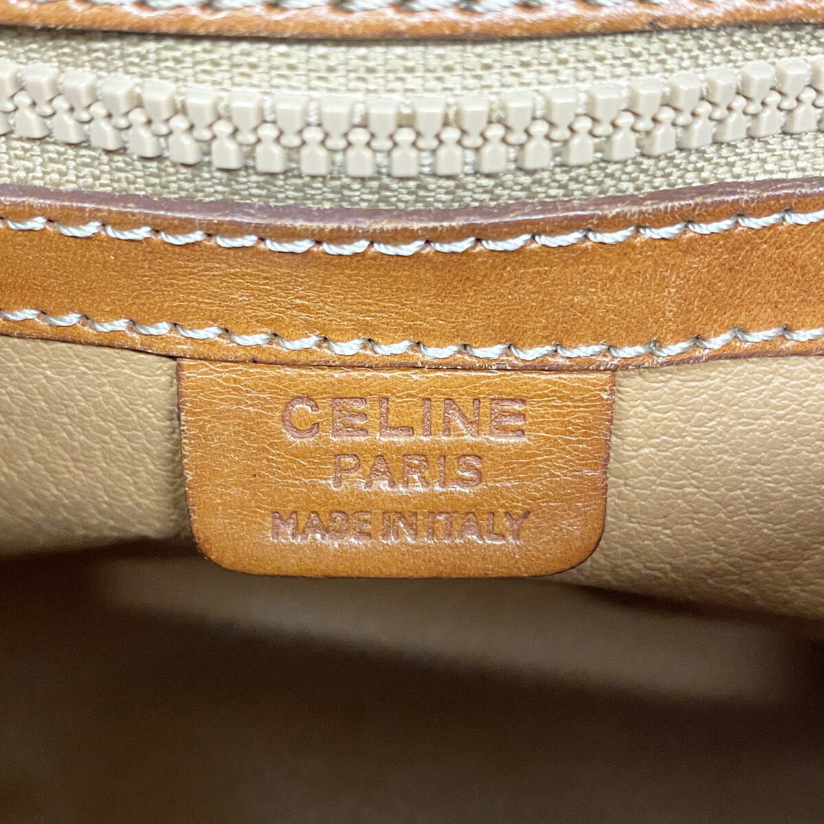 Celine Brown Pvc Handbag (Pre-Owned)