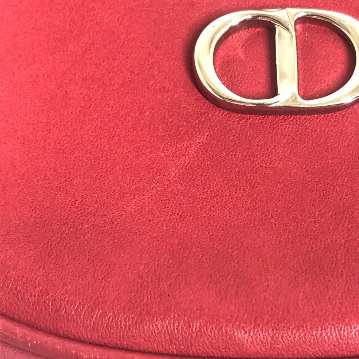 Christian Dior Red Leather Shoulder Bag (Pre-Owned)