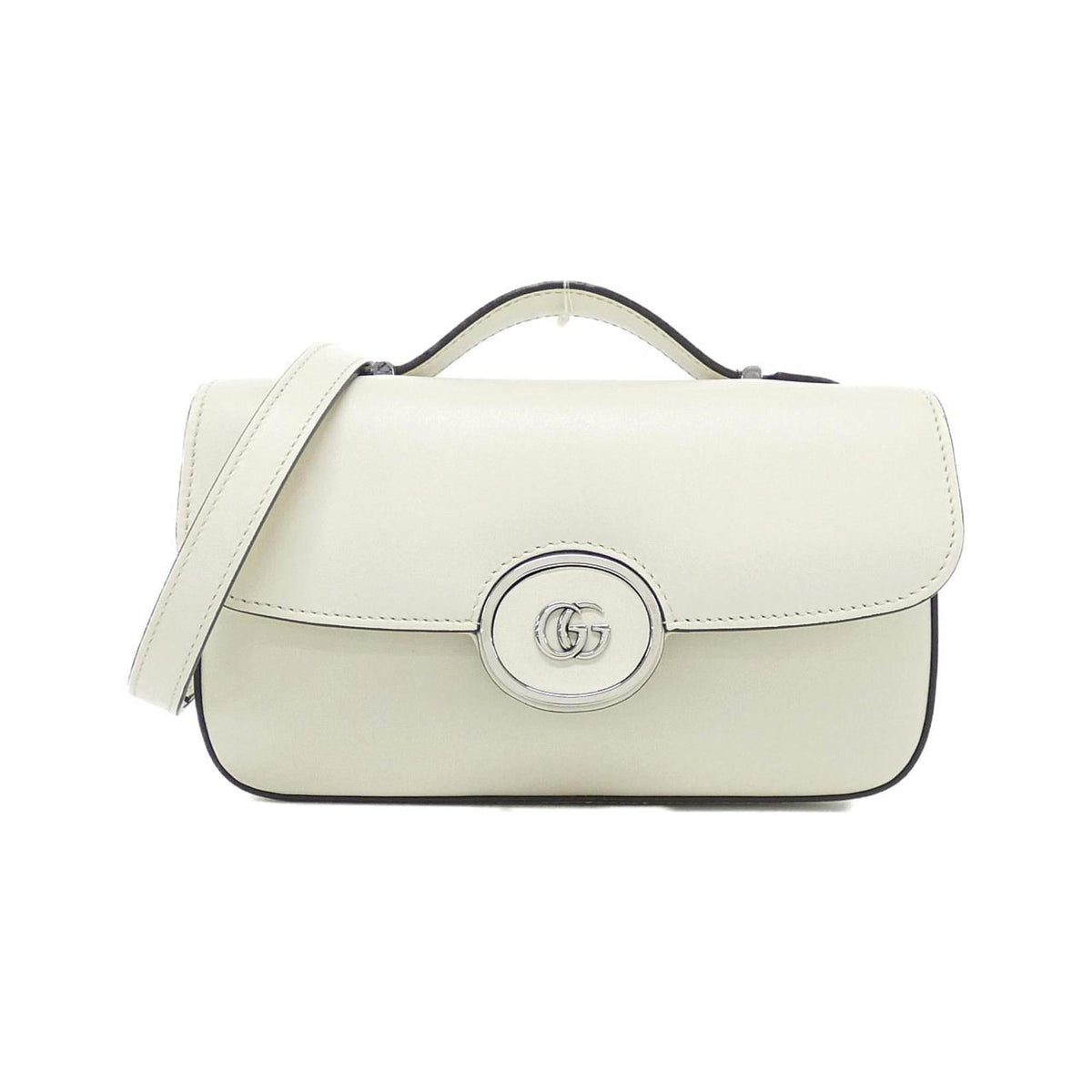 Gucci White Leather Handbag (Pre-Owned)