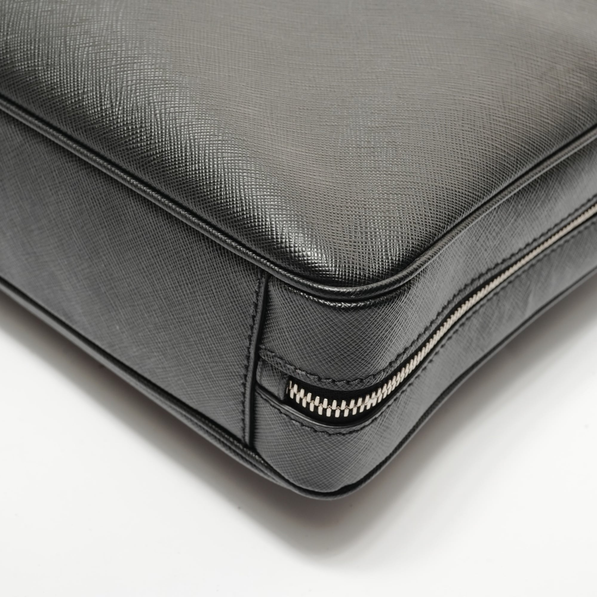 Prada Black Briefcase Handbag (Pre-Owned)