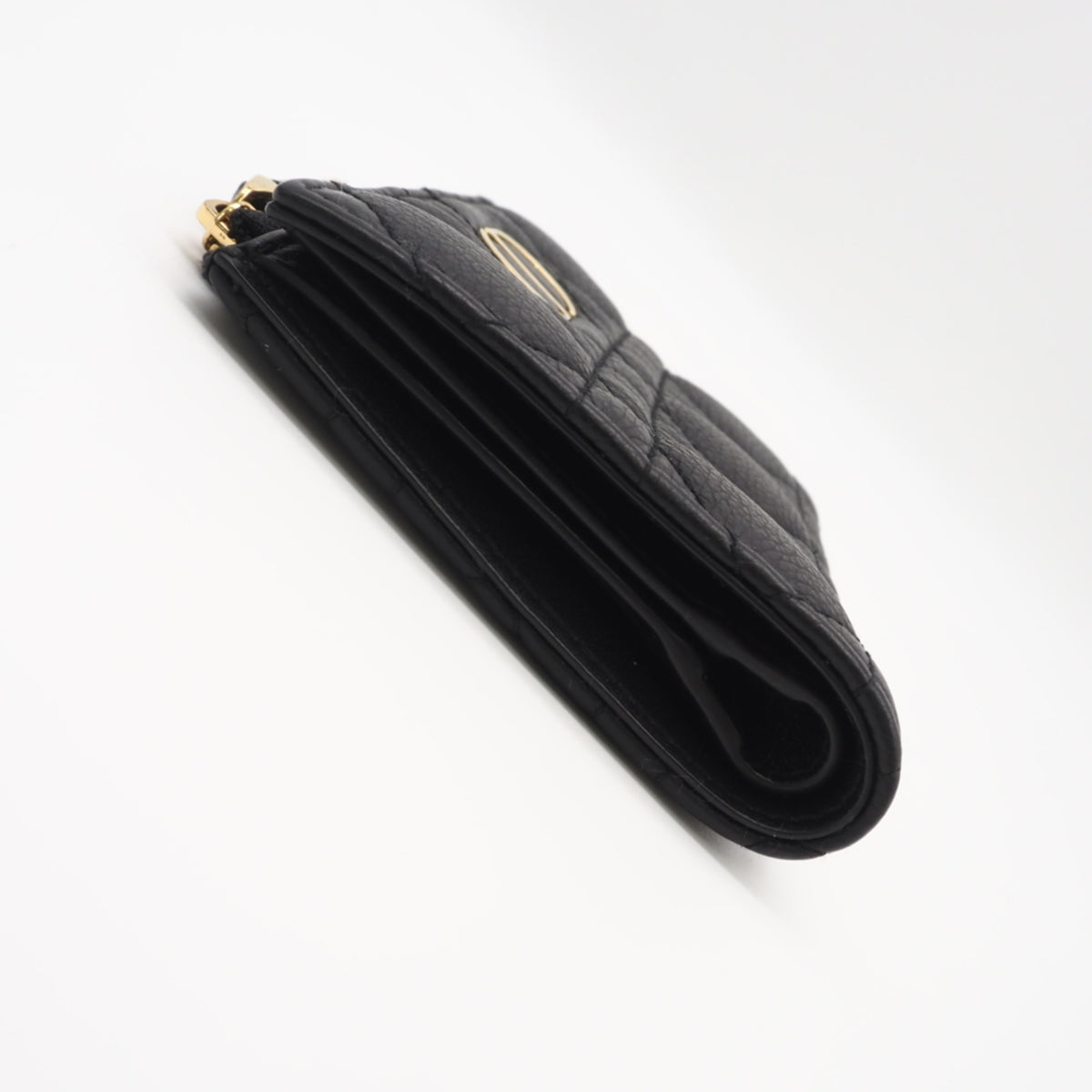 Christian Dior Black Leather Wallet (Bi-Fold) (Pre-Owned)