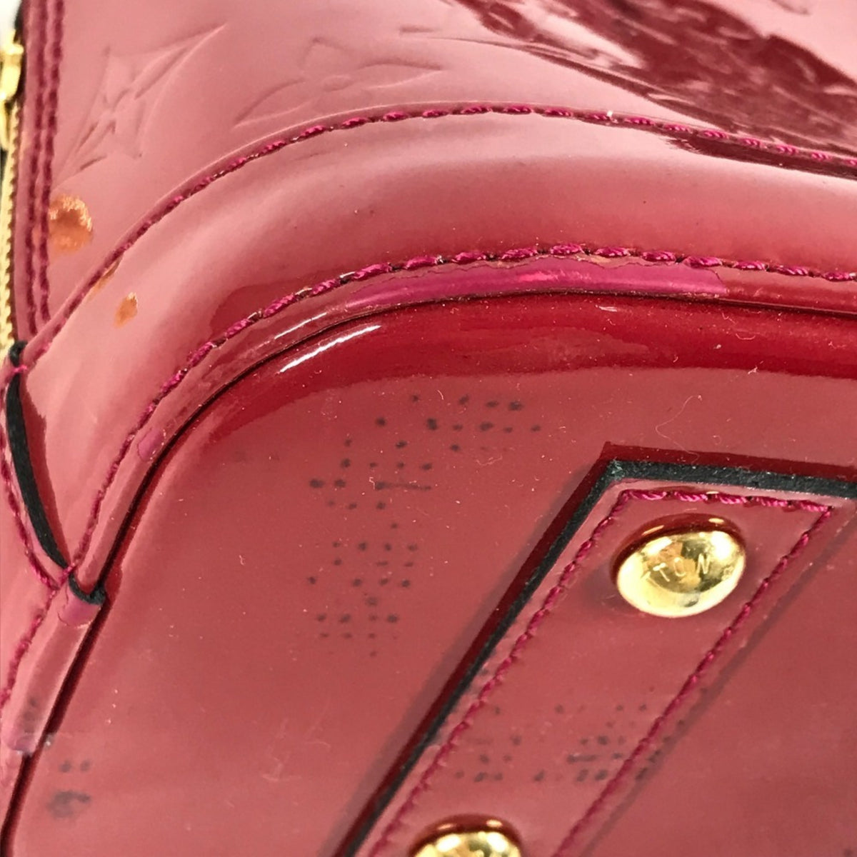 Louis Vuitton Monogram Vernis Indian Rose Monogram Vernis Handbag Shoulder Bag (Pre-Owned)