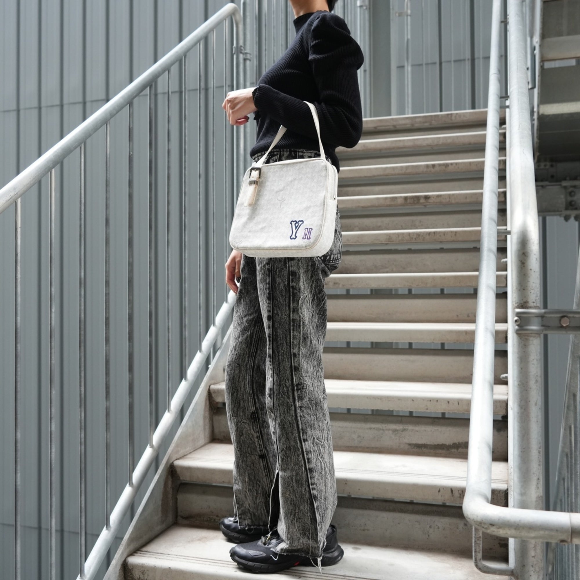 Goyard Yona White Handbag (Pre-Owned)