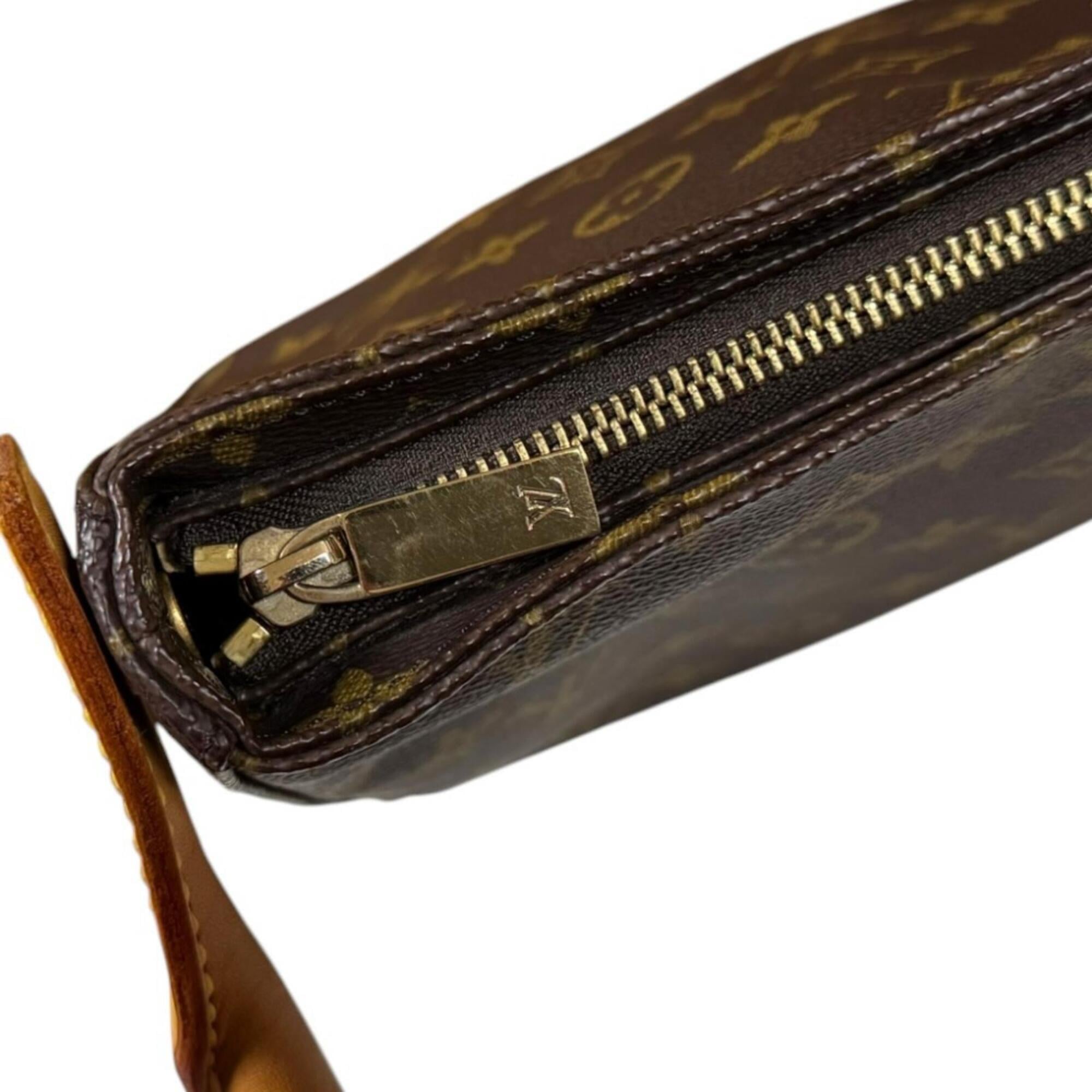 Louis Vuitton Brown Monogram Canvas Handbag (Pre-Owned)
