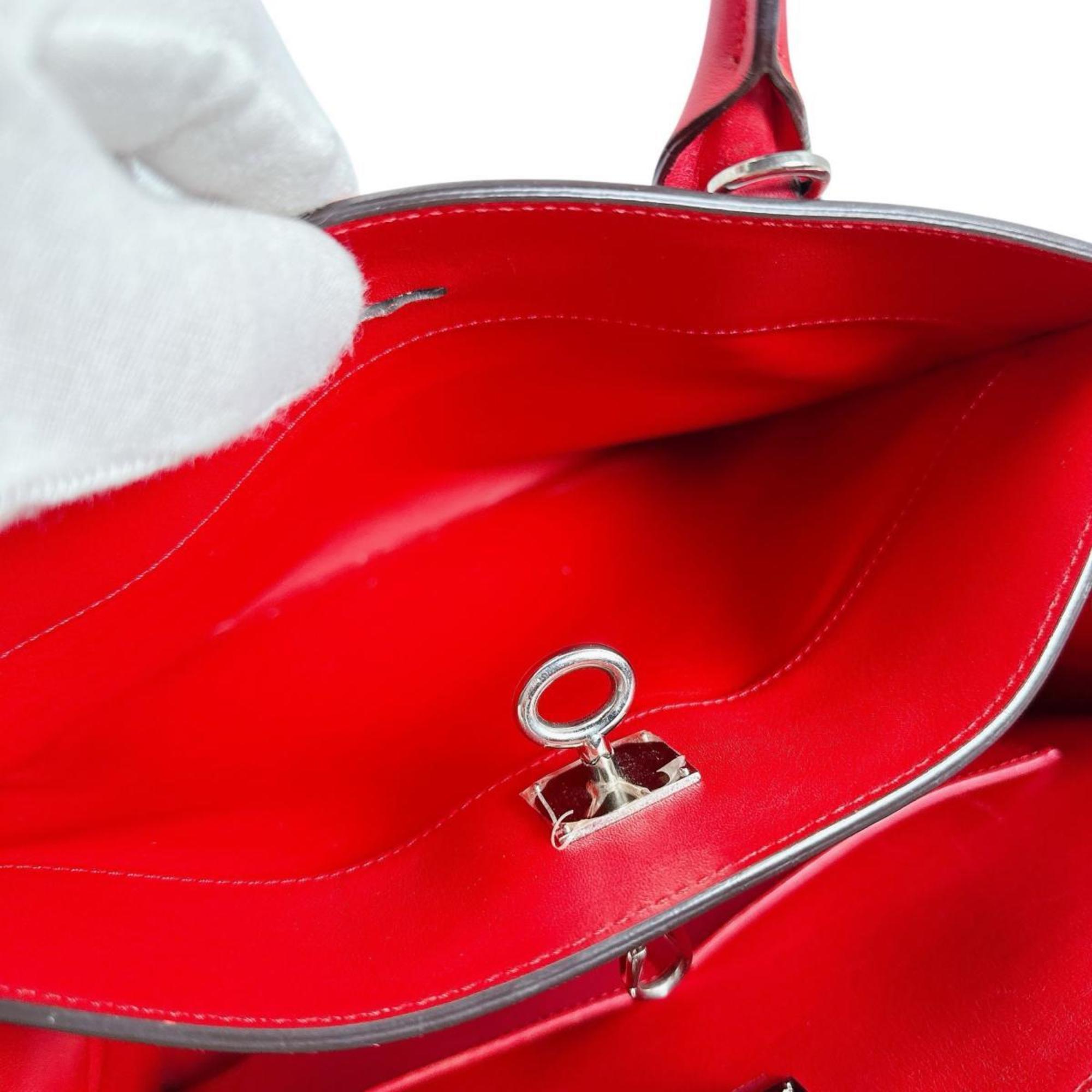 Louis Vuitton Red Color Leather Handbag (Pre-Owned)