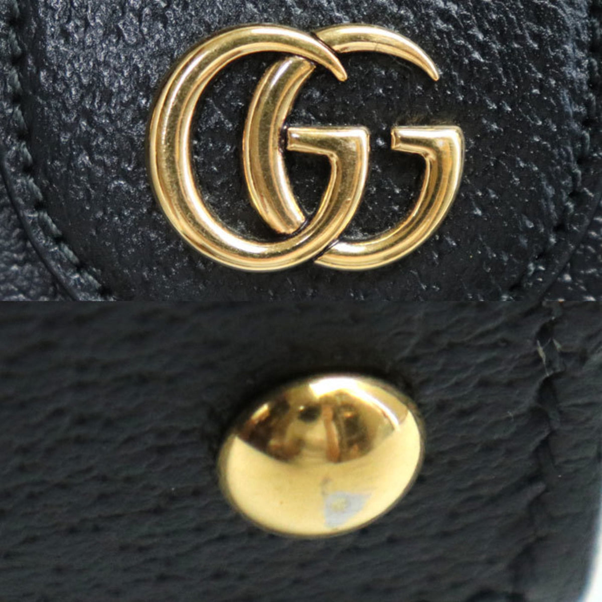 Gucci Black Leather Shoulder Bag (Pre-Owned)