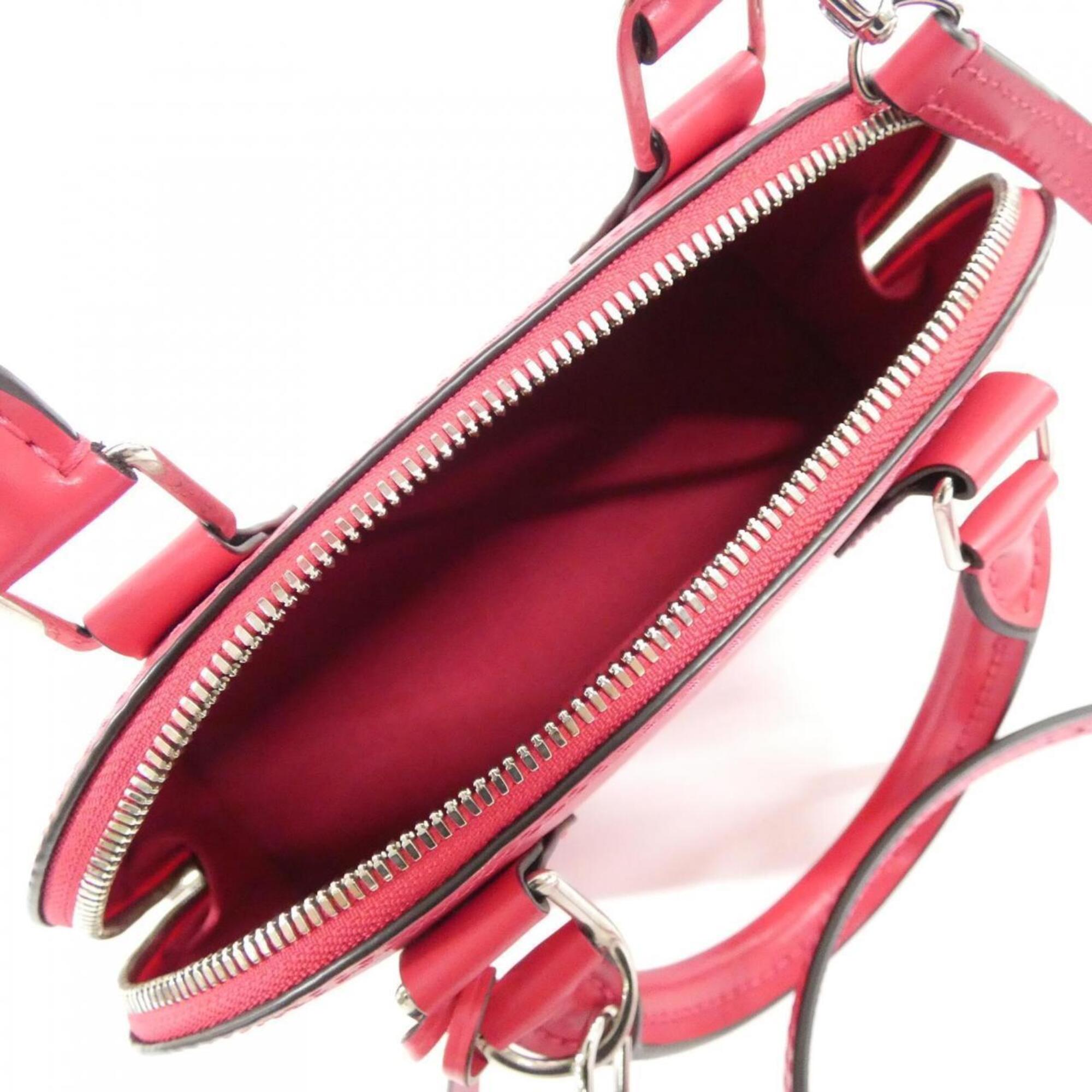 Louis Vuitton Grenade Pink Leather Handbag (Pre-Owned)