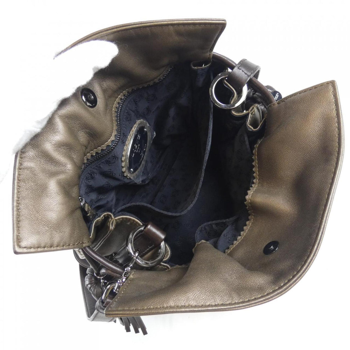 Loewe Bronze Brown Leather Shoulder Bag (Pre-Owned)