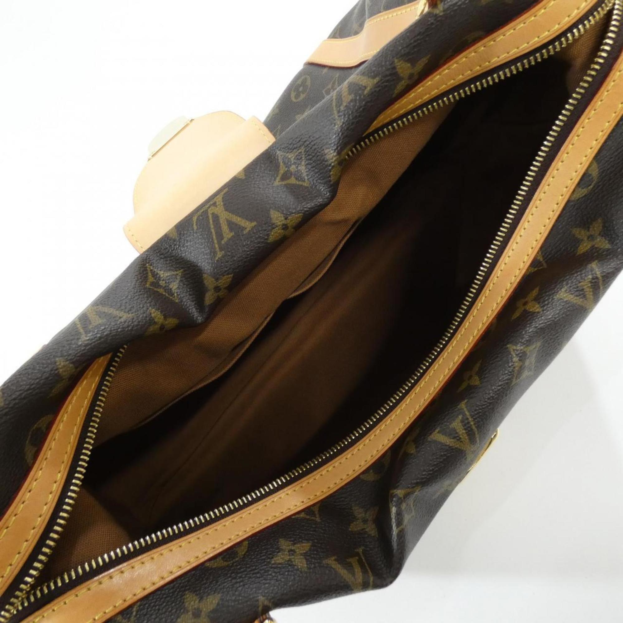 Louis Vuitton Brown Coated Canvas Shoulder Bag (Pre-Owned)