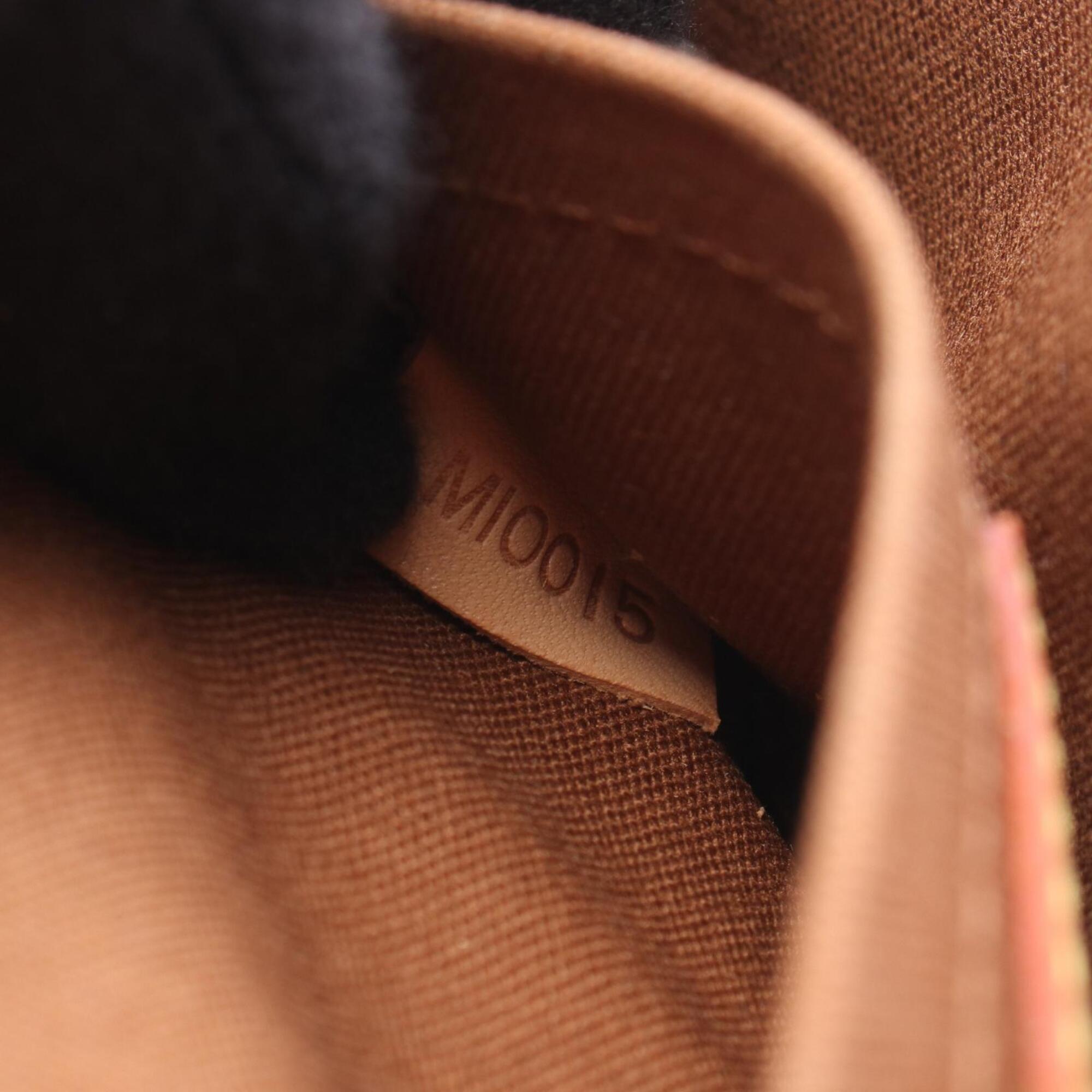 Louis Vuitton Brown Monogram Monogram Leather Fanny Pack Pochette (Pre-Owned)